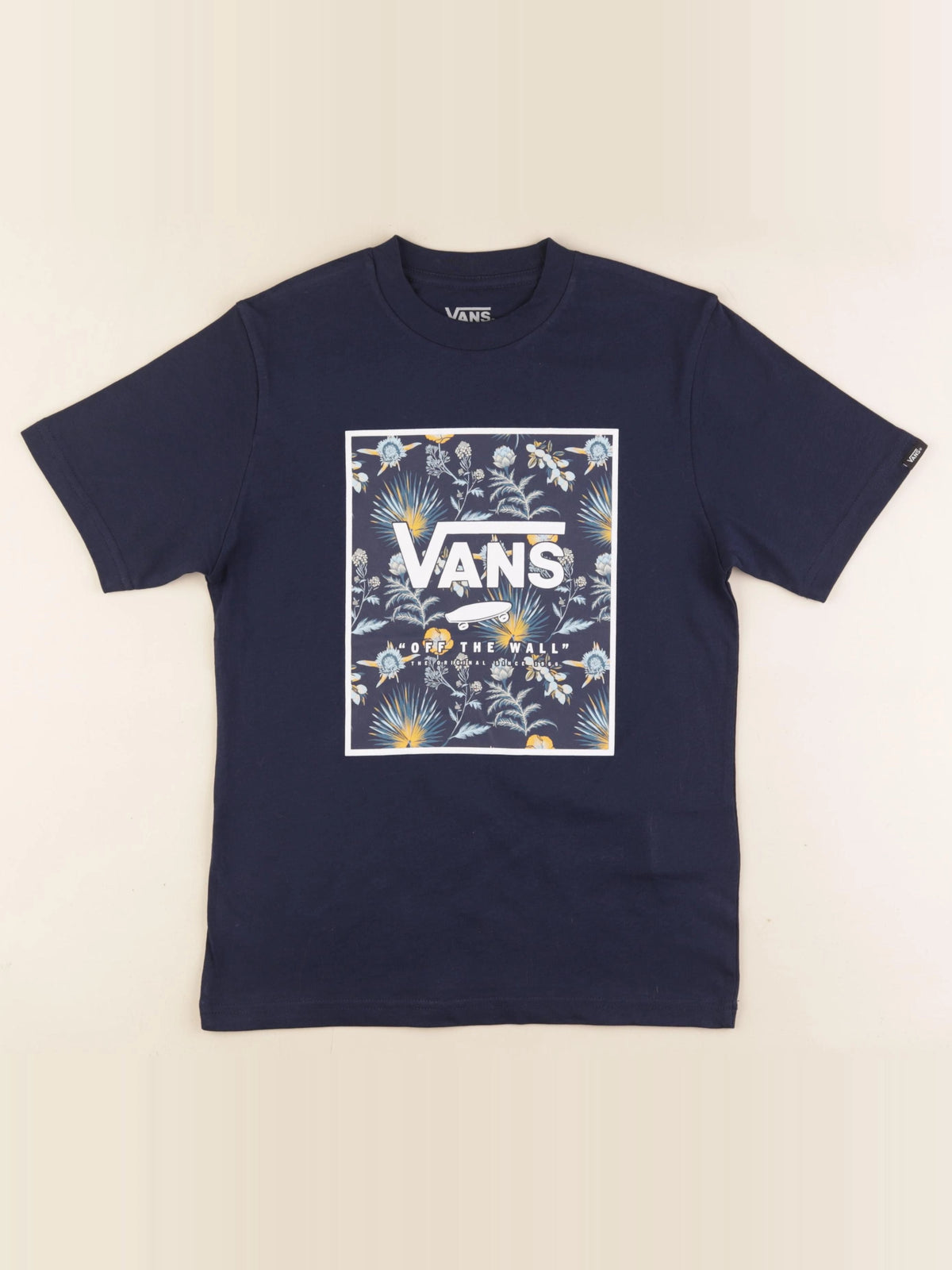 Vans - tee-shirt bleu - 8/10 ans