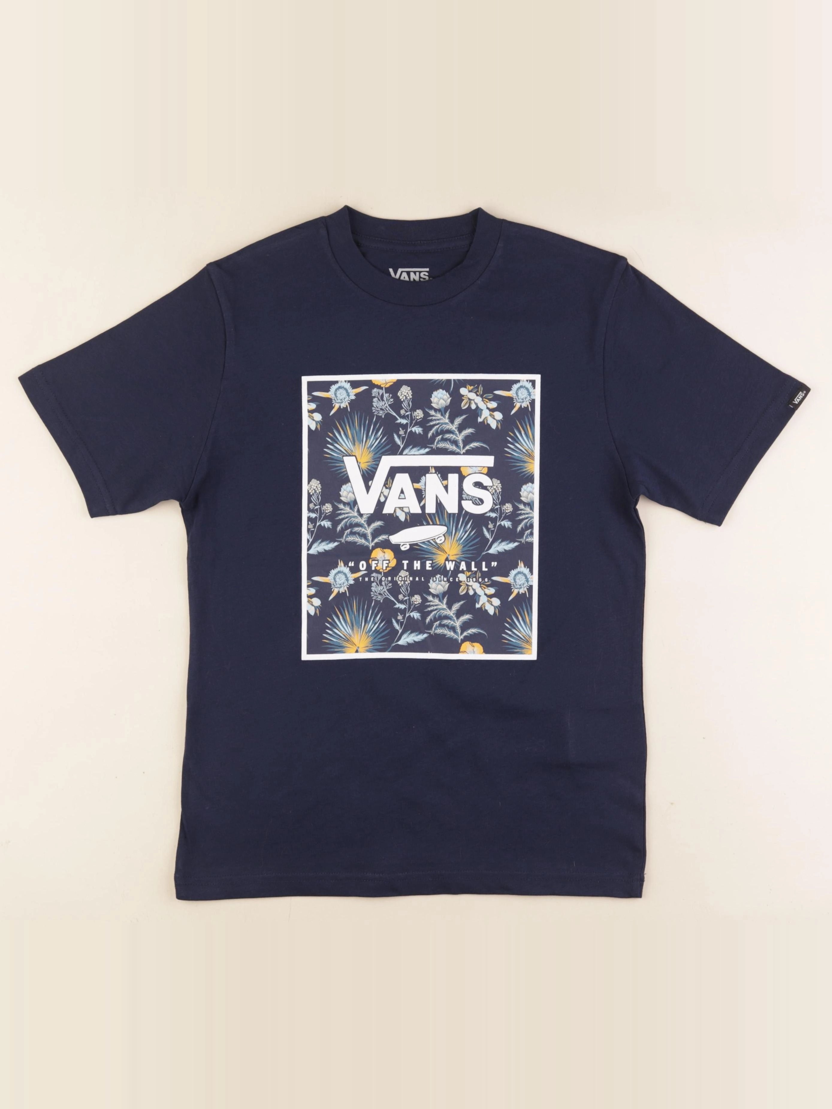 Vans - tee-shirt bleu - 8/10 ans
