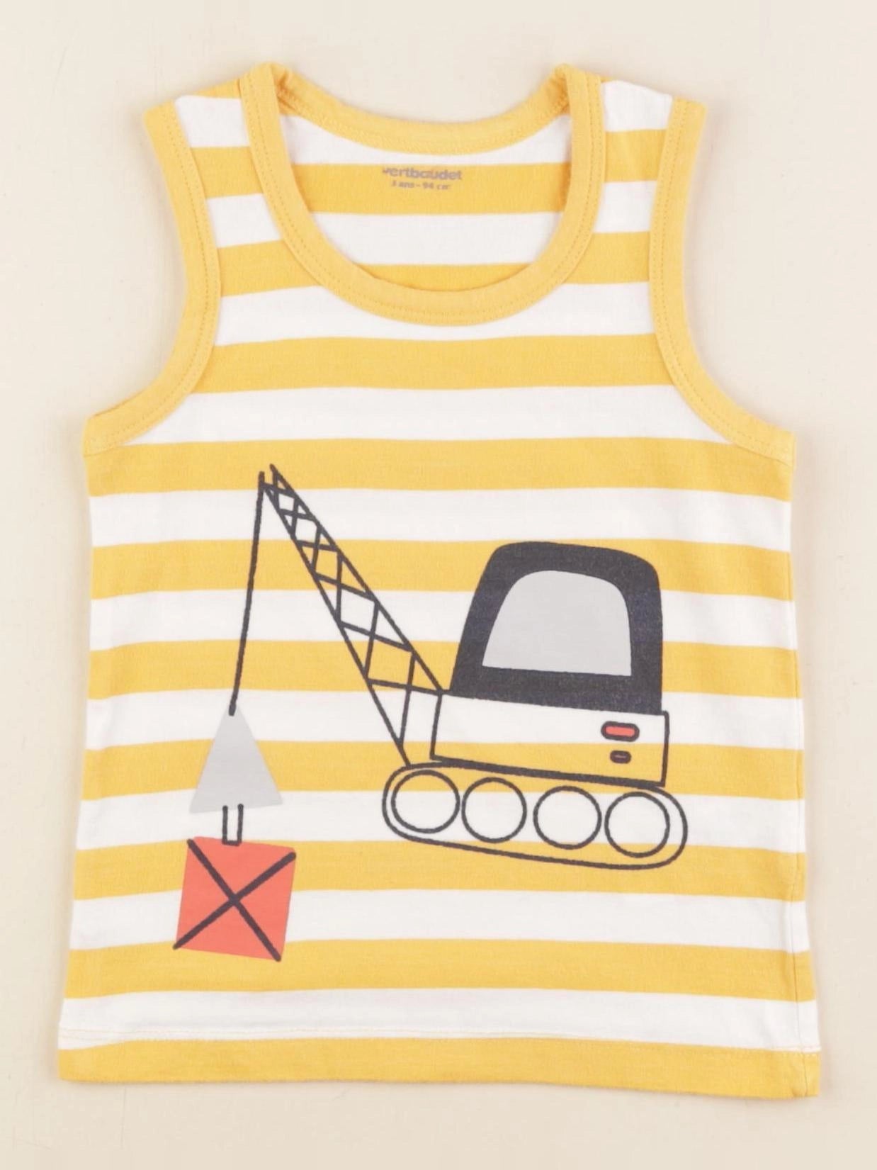 Vertbaudet - débardeur jaune - 3 ans