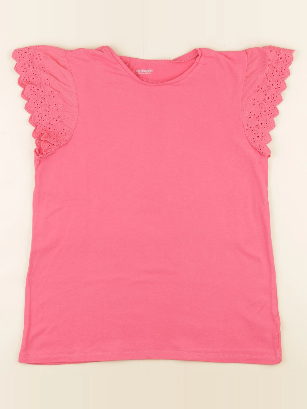 Vertbaudet - tee-shirt rose - 12 ans
