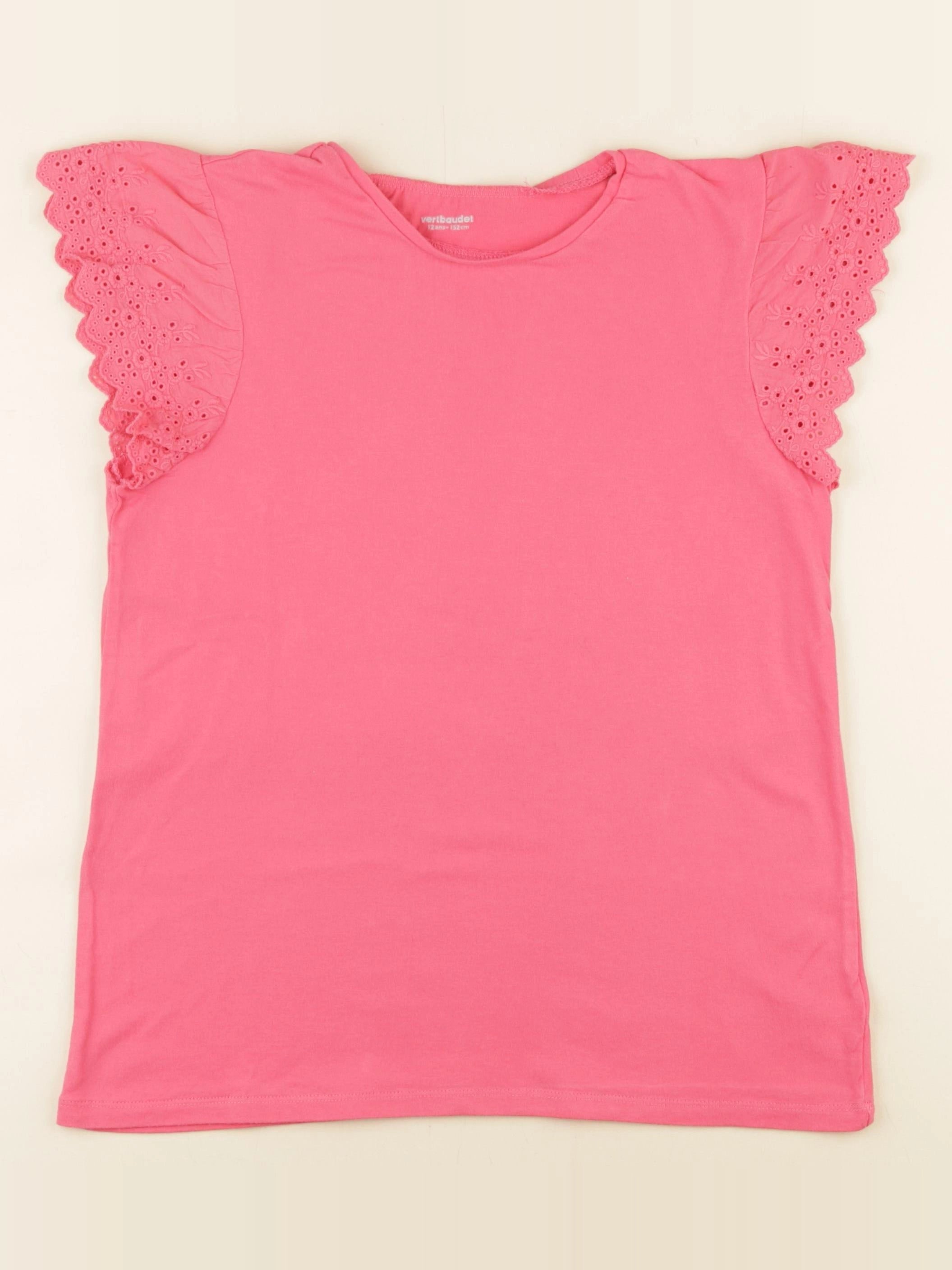 Vertbaudet - tee-shirt rose - 12 ans