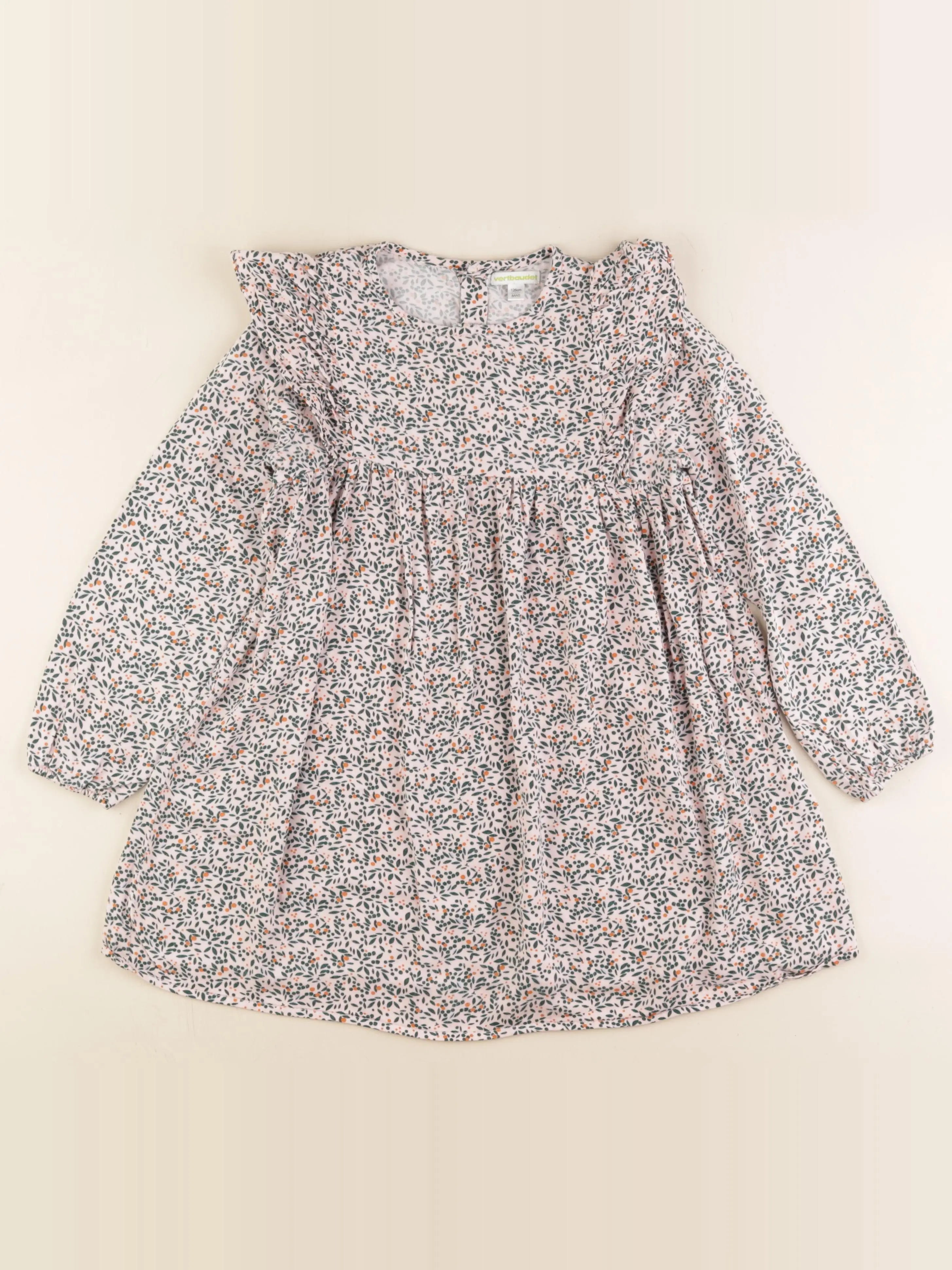 Vertbaudet - robe rose - 8 ans