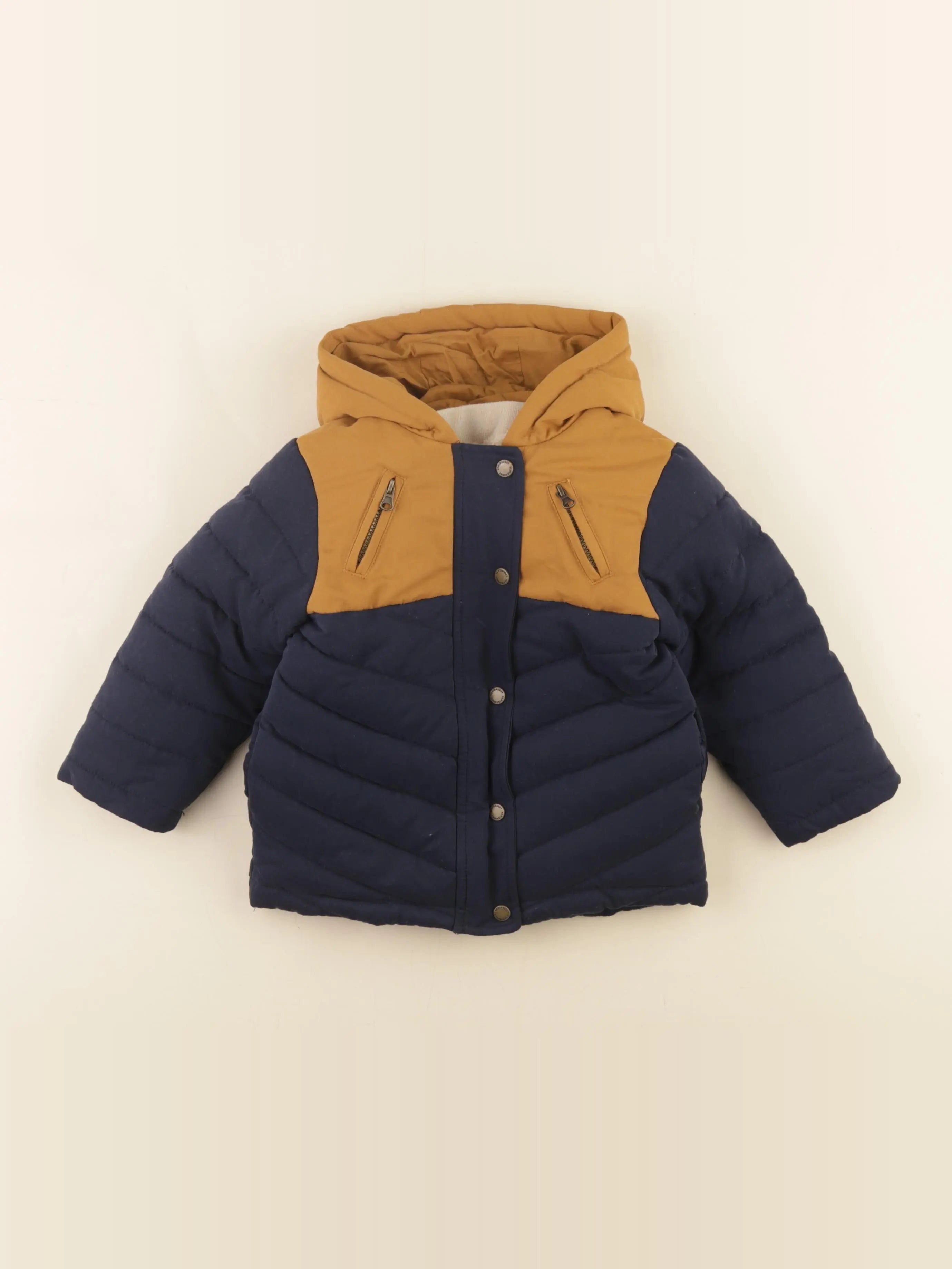 Vertbaudet - doudoune bleu - 2 ans