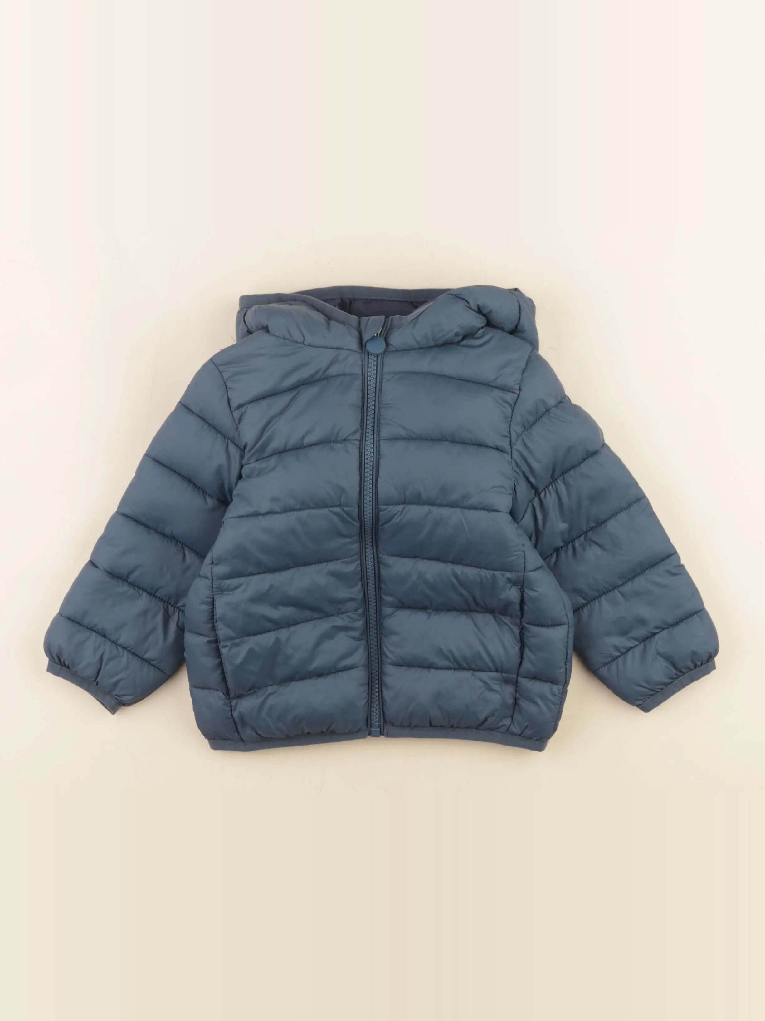 Vertbaudet - doudoune bleu - 2 ans