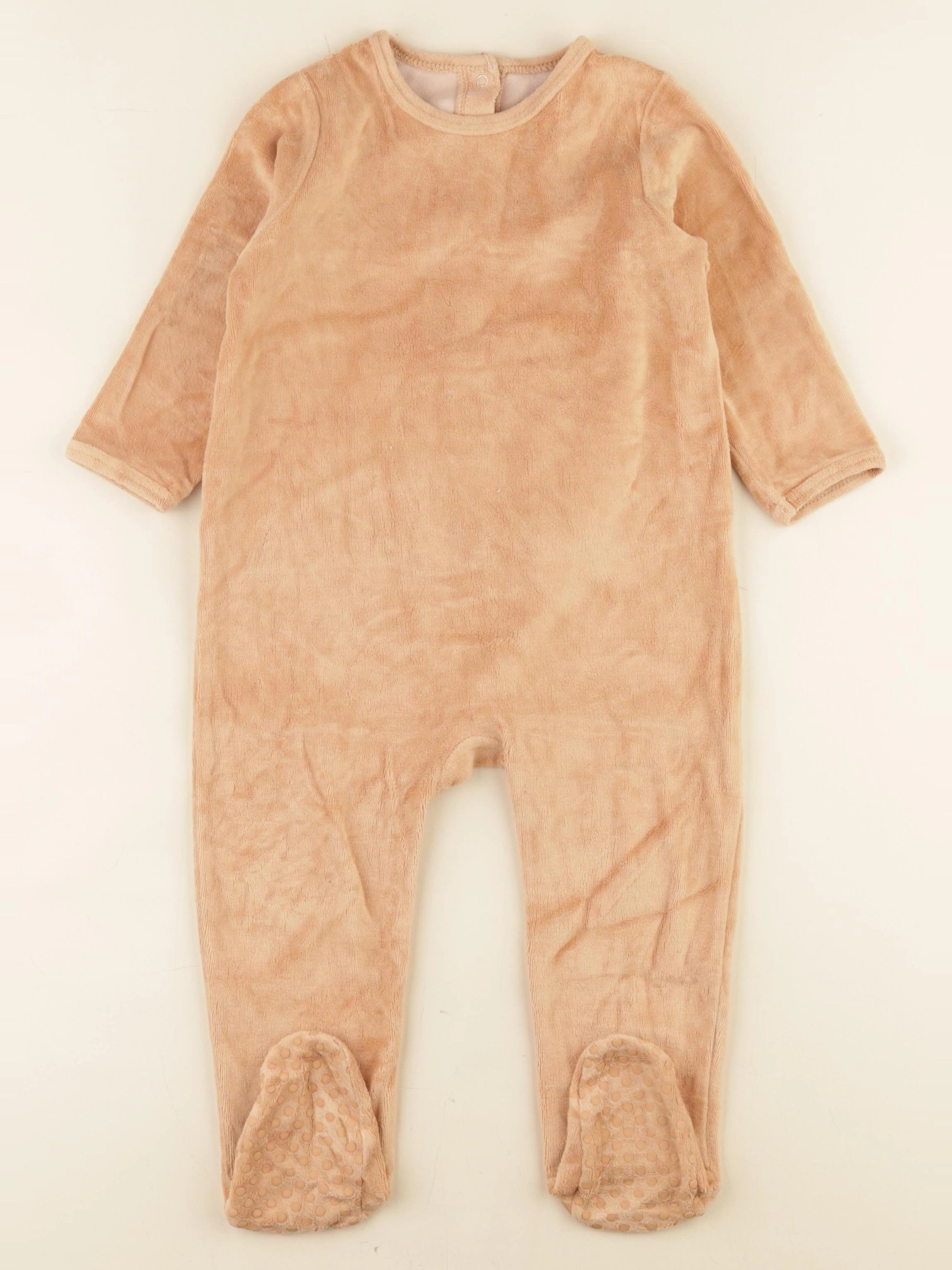 Vertbaudet - pyjama velours marron - 2 ans