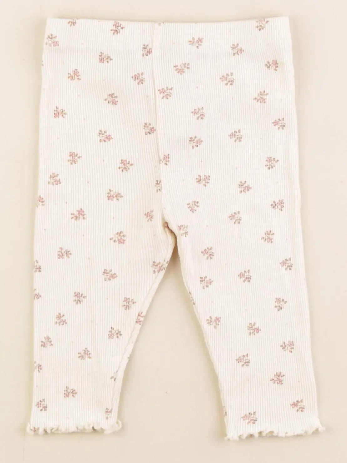 Vertbaudet - legging beige - 9 mois