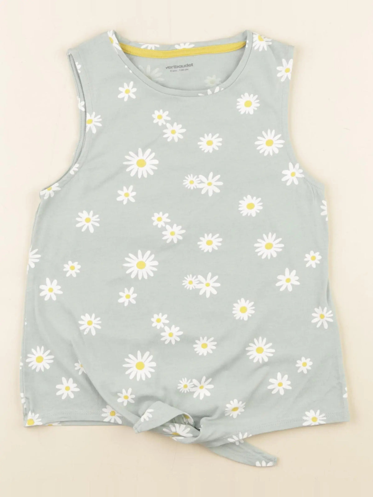 Vertbaudet - débardeur vert - 8 ans