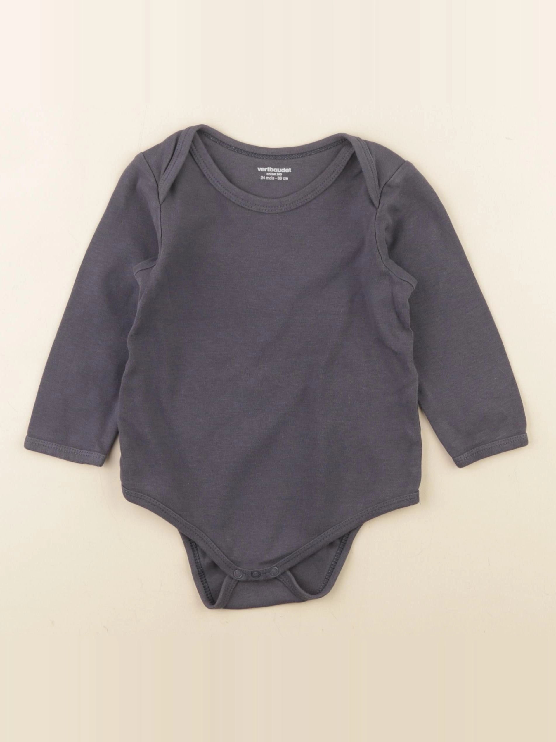 Vertbaudet - body bleu - 24 mois