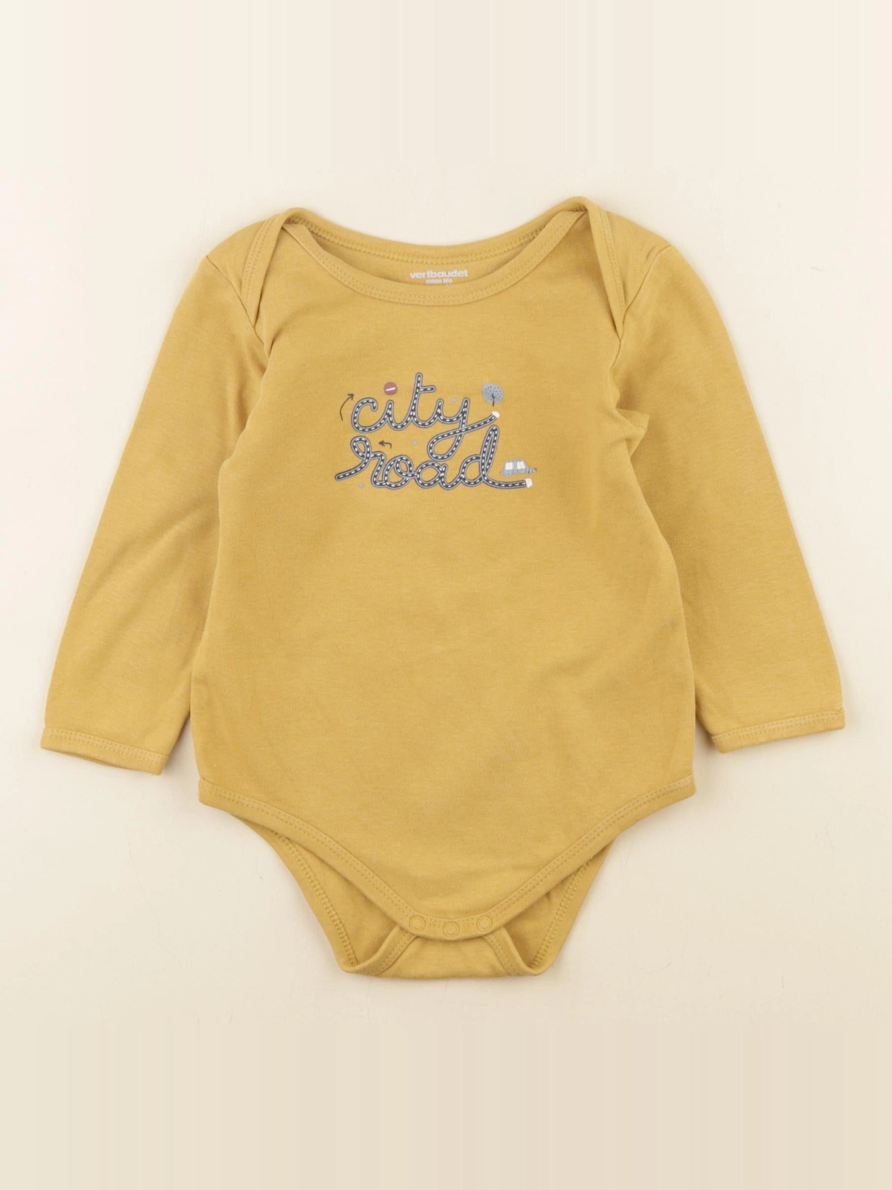 Vertbaudet - body jaune - 24 mois