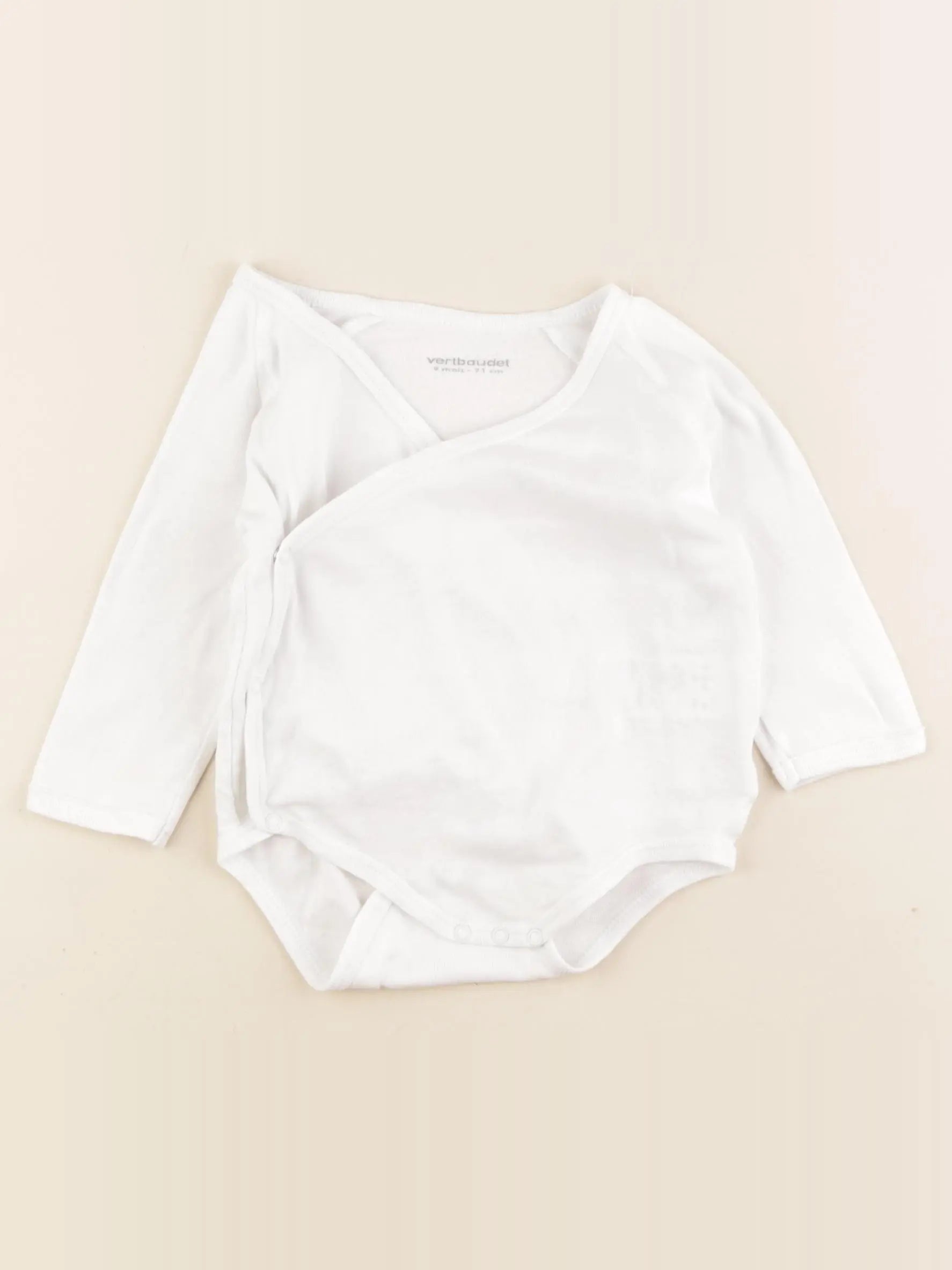 Vertbaudet - body blanc - 9 mois