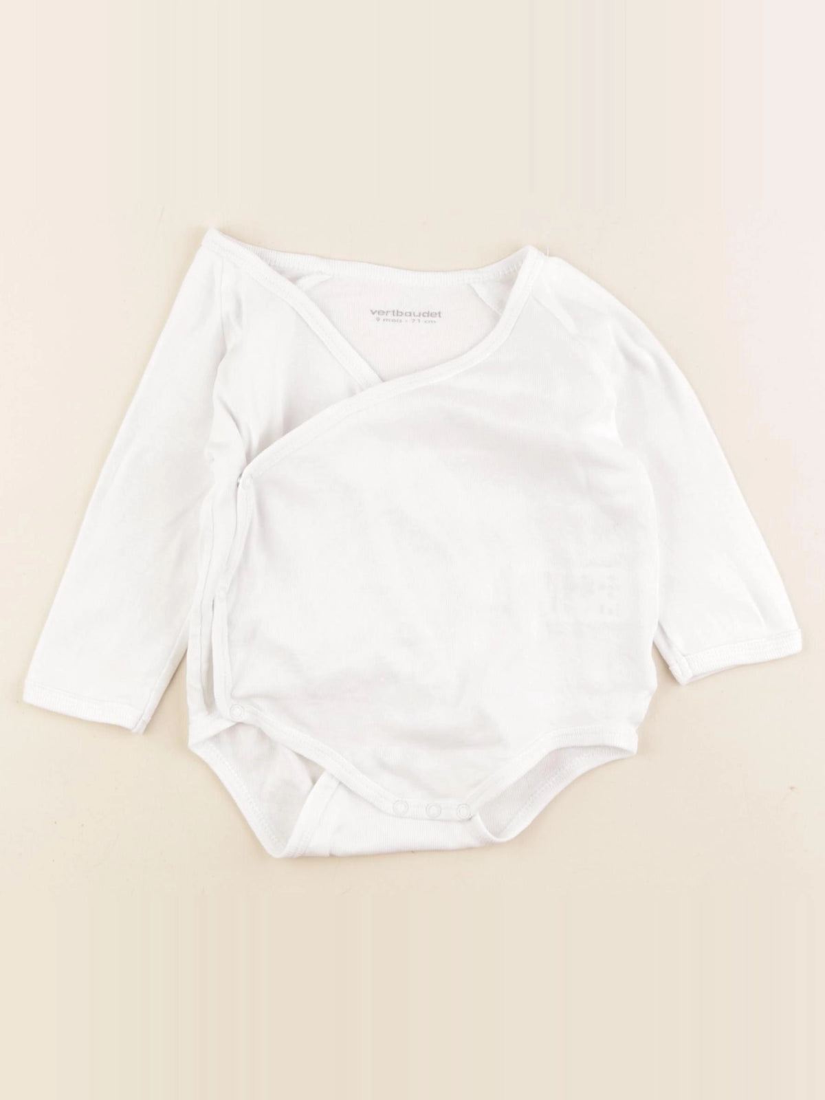 Vertbaudet - body blanc - 9 mois