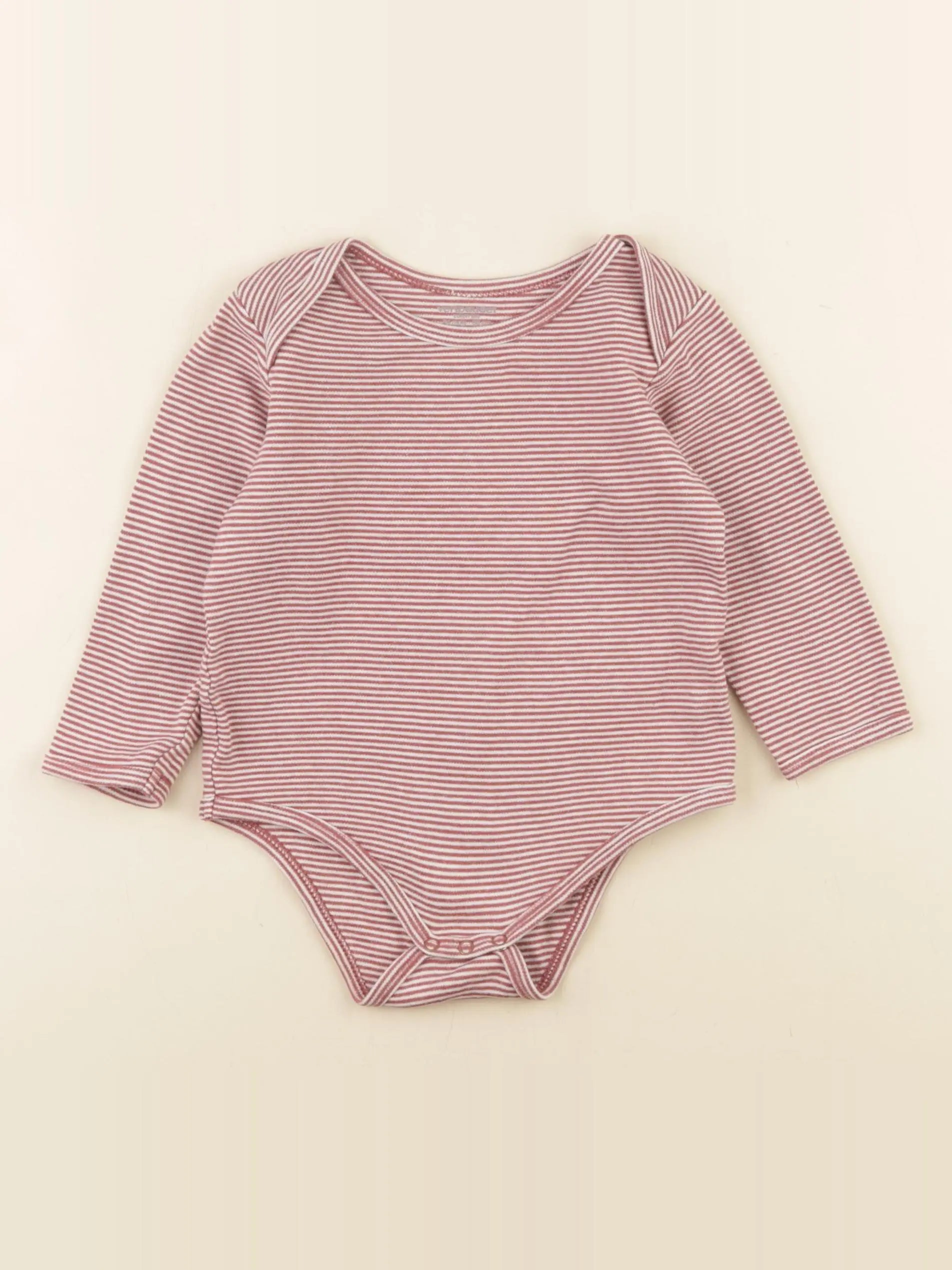 Vertbaudet - body marron - 24 mois