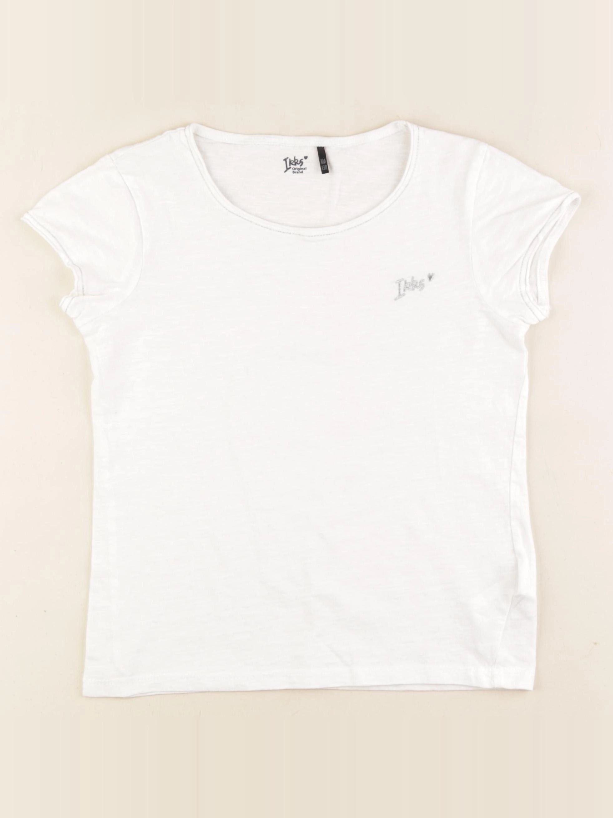 IKKS - tee-shirt blanc - 10 ans