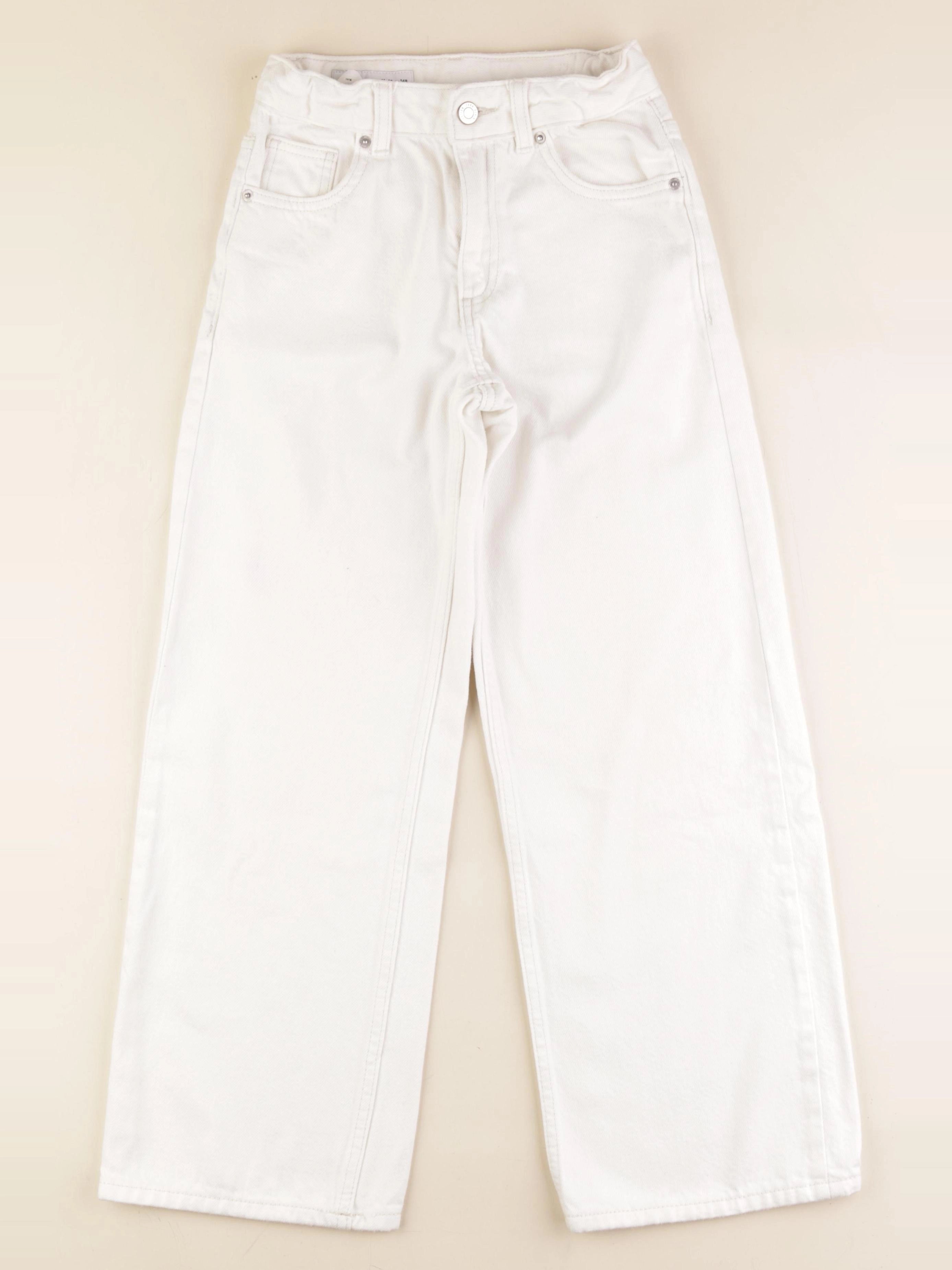 Zara - jean blanc - 11/12 ans