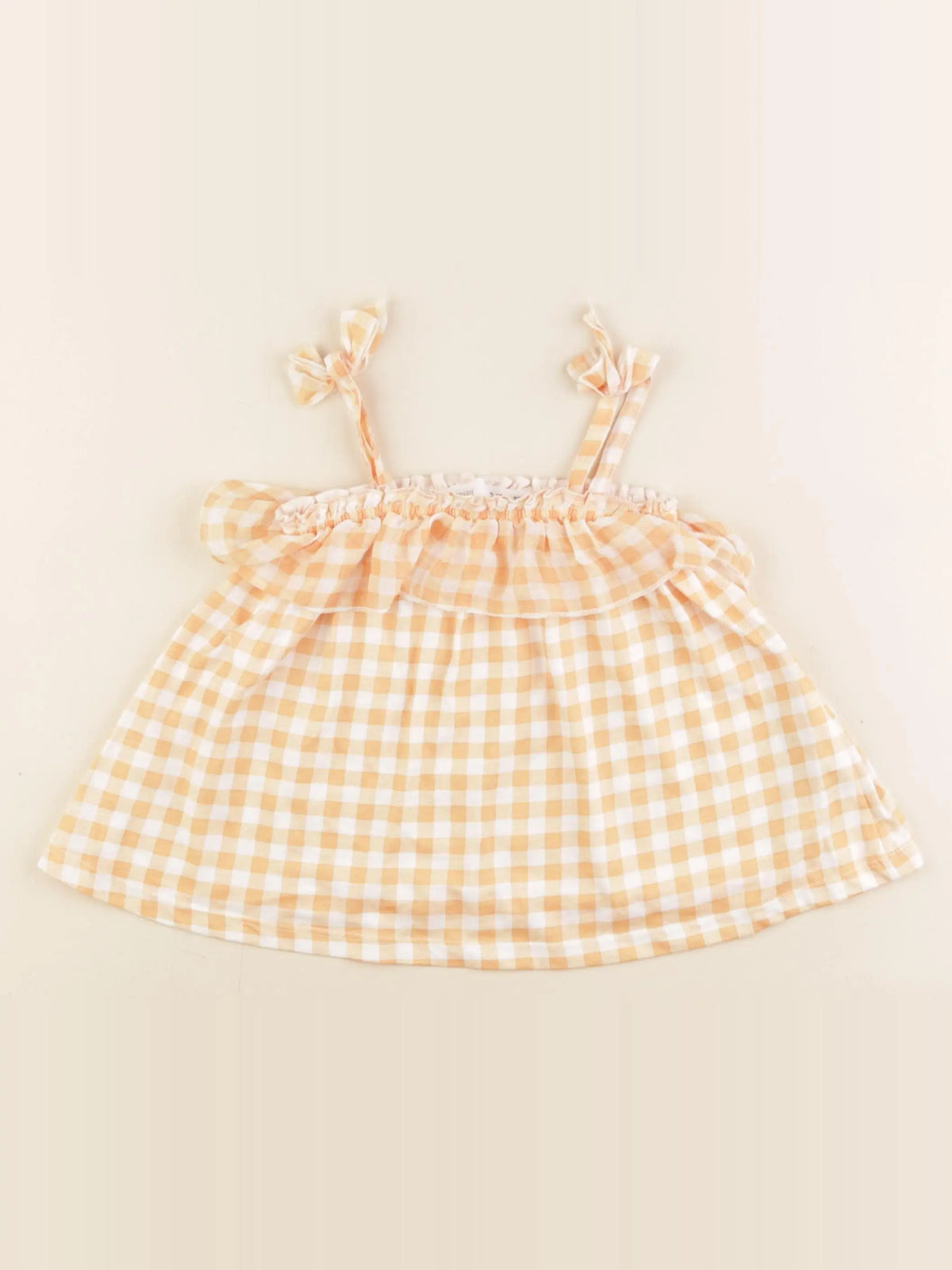 Zara - blouse jaune - 12/18 mois