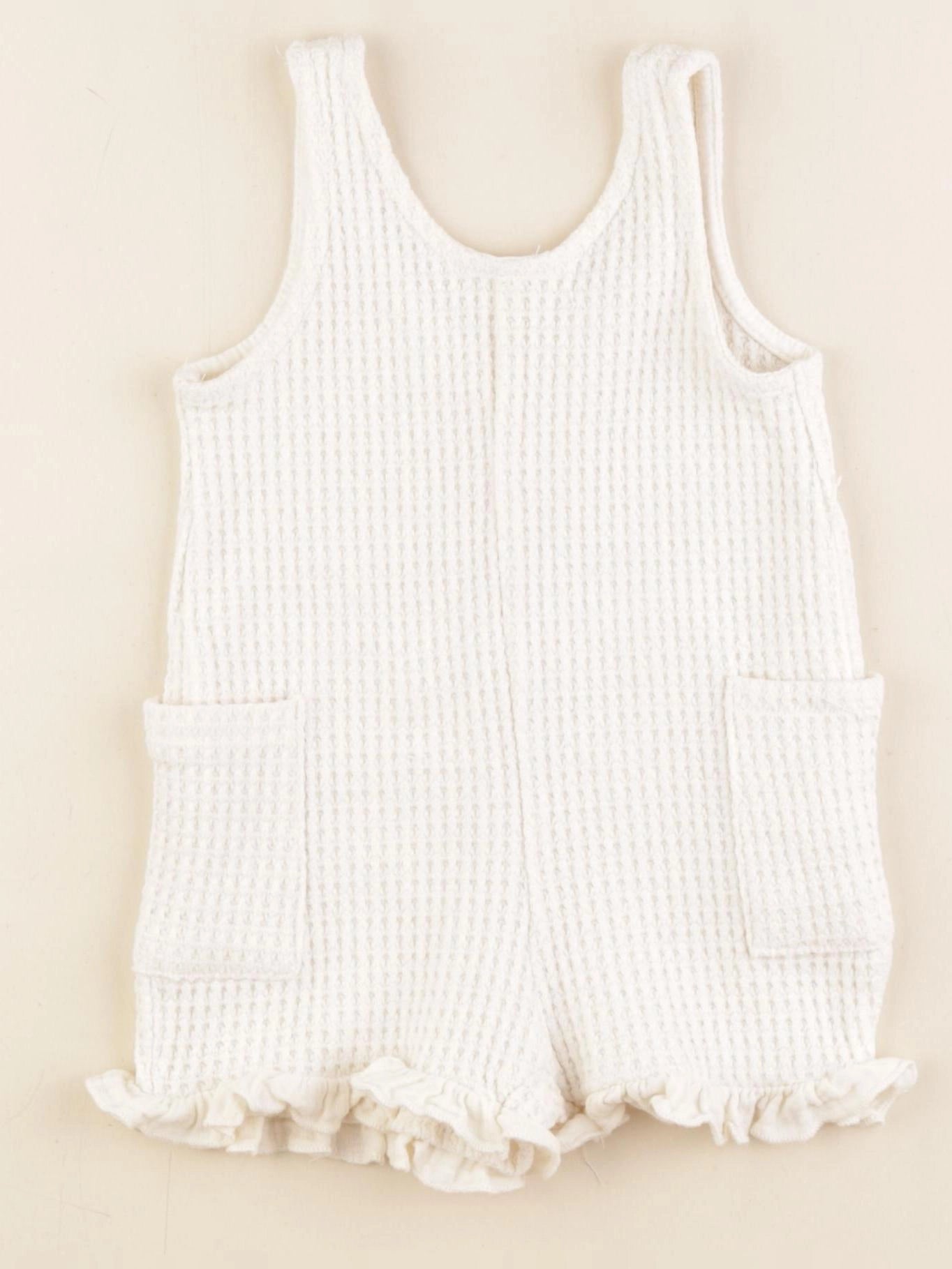 Zara - combinaison blanc - 12/18 mois