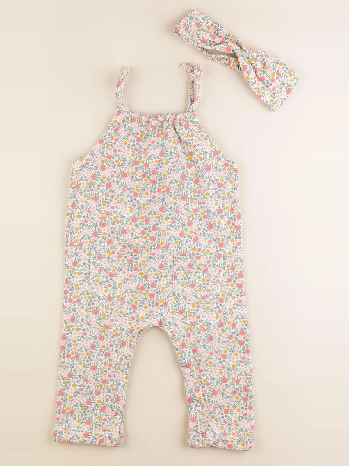 Vertbaudet - combinaison multicolore - 18 mois