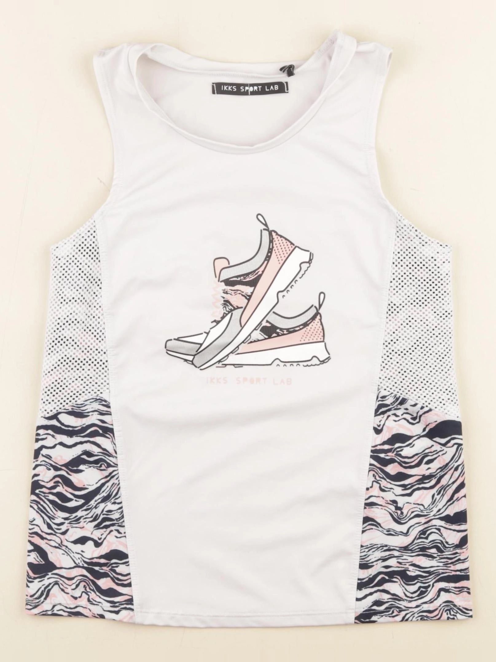 IKKS - débardeur blanc - 10 ans