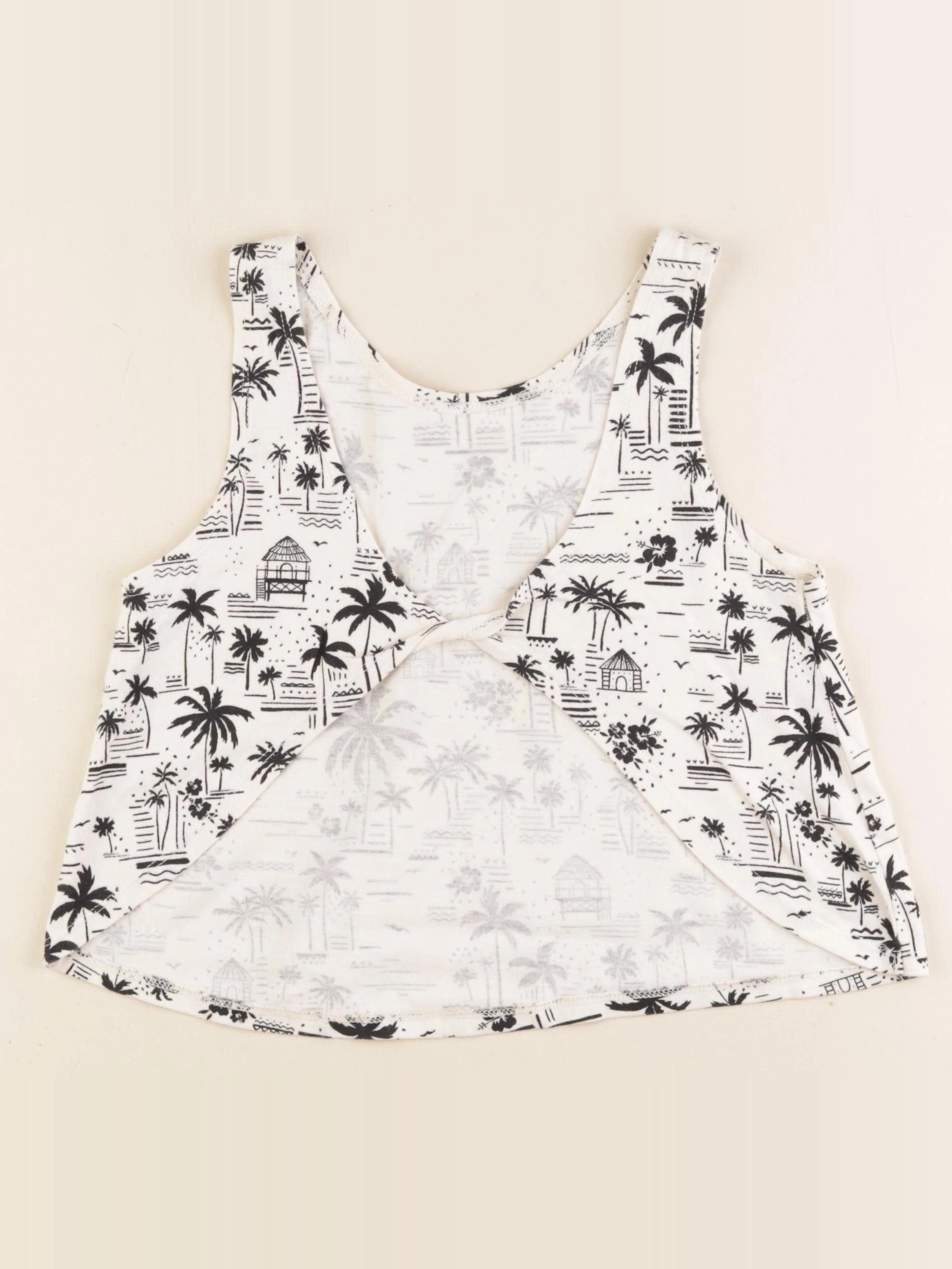 Zara - débardeur beige, noir - 9 ans