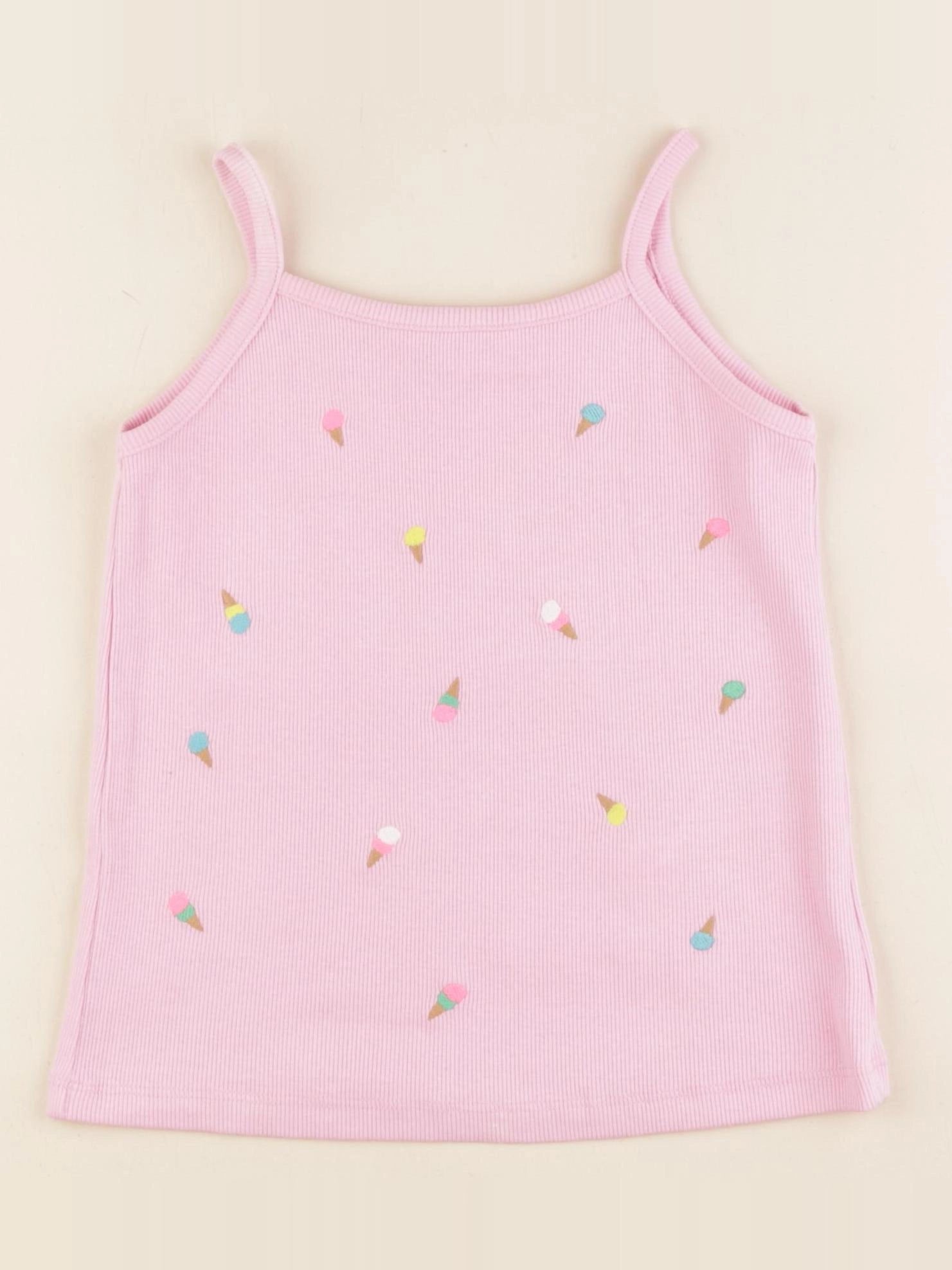 Zara - maillot de corps rose - 5/6 ans