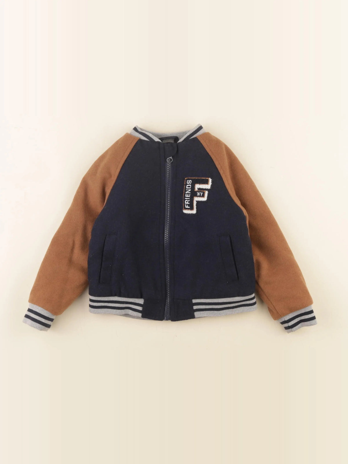 Vertbaudet - veste marron - 3 ans