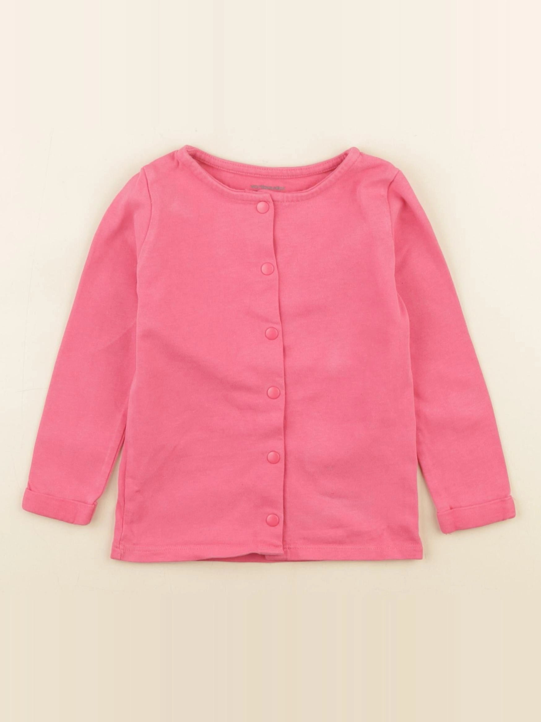 Vertbaudet - gilet rose - 2 ans