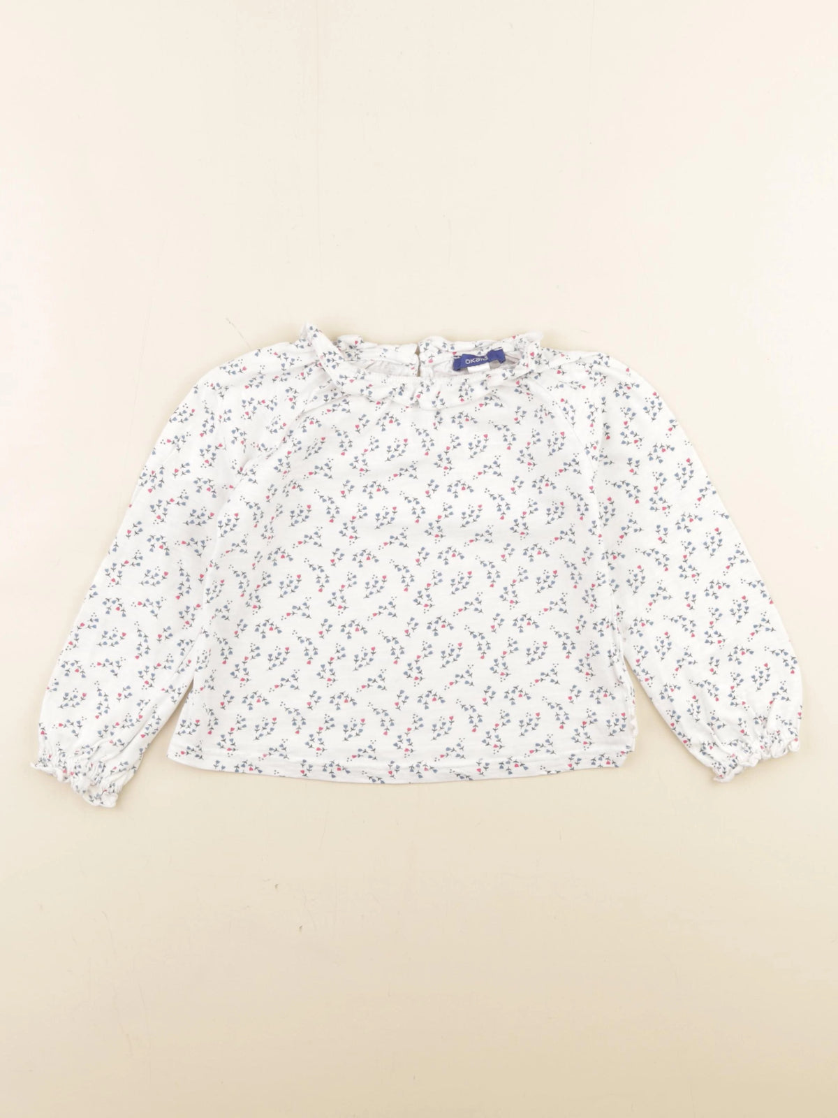 Okaidi - tee-shirt blanc - 4 ans