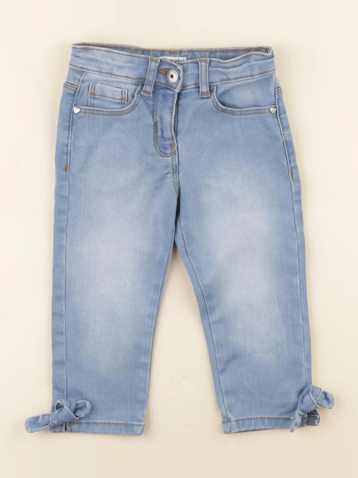 Vertbaudet - pantacourt bleu - 4 ans