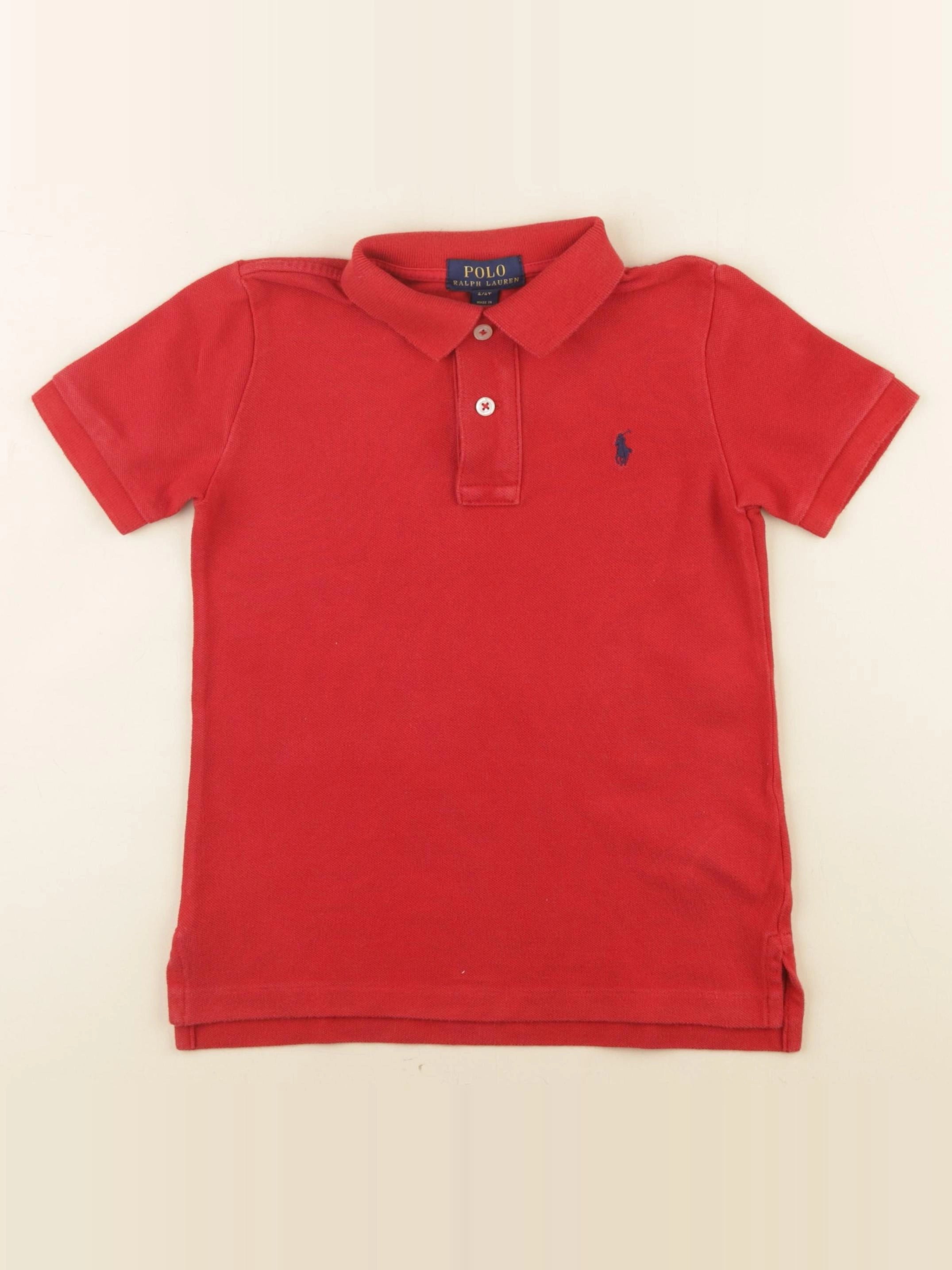 Ralph Lauren - polo rouge - 4 ans