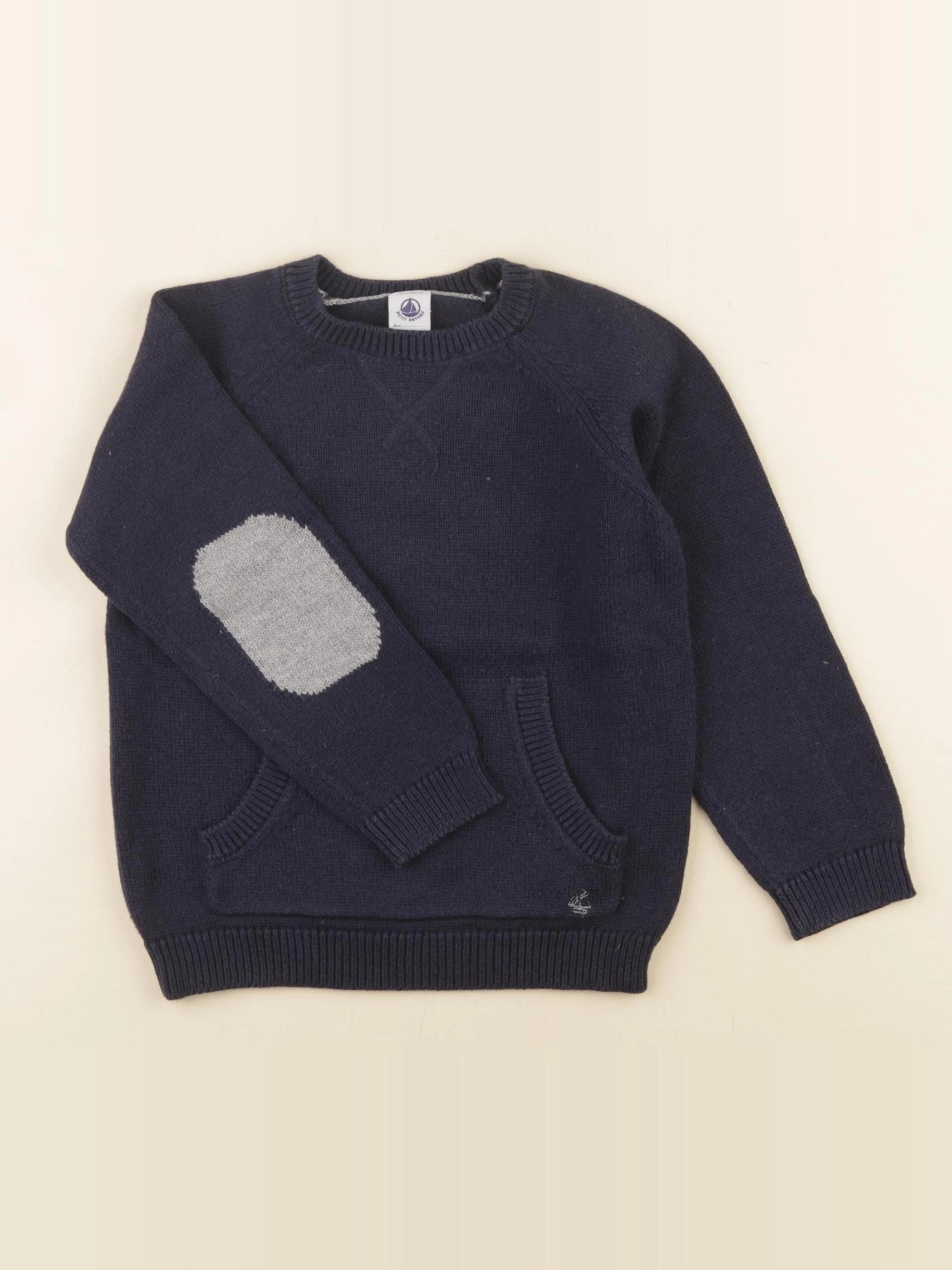 Petit Bateau - pull bleu - 4 ans