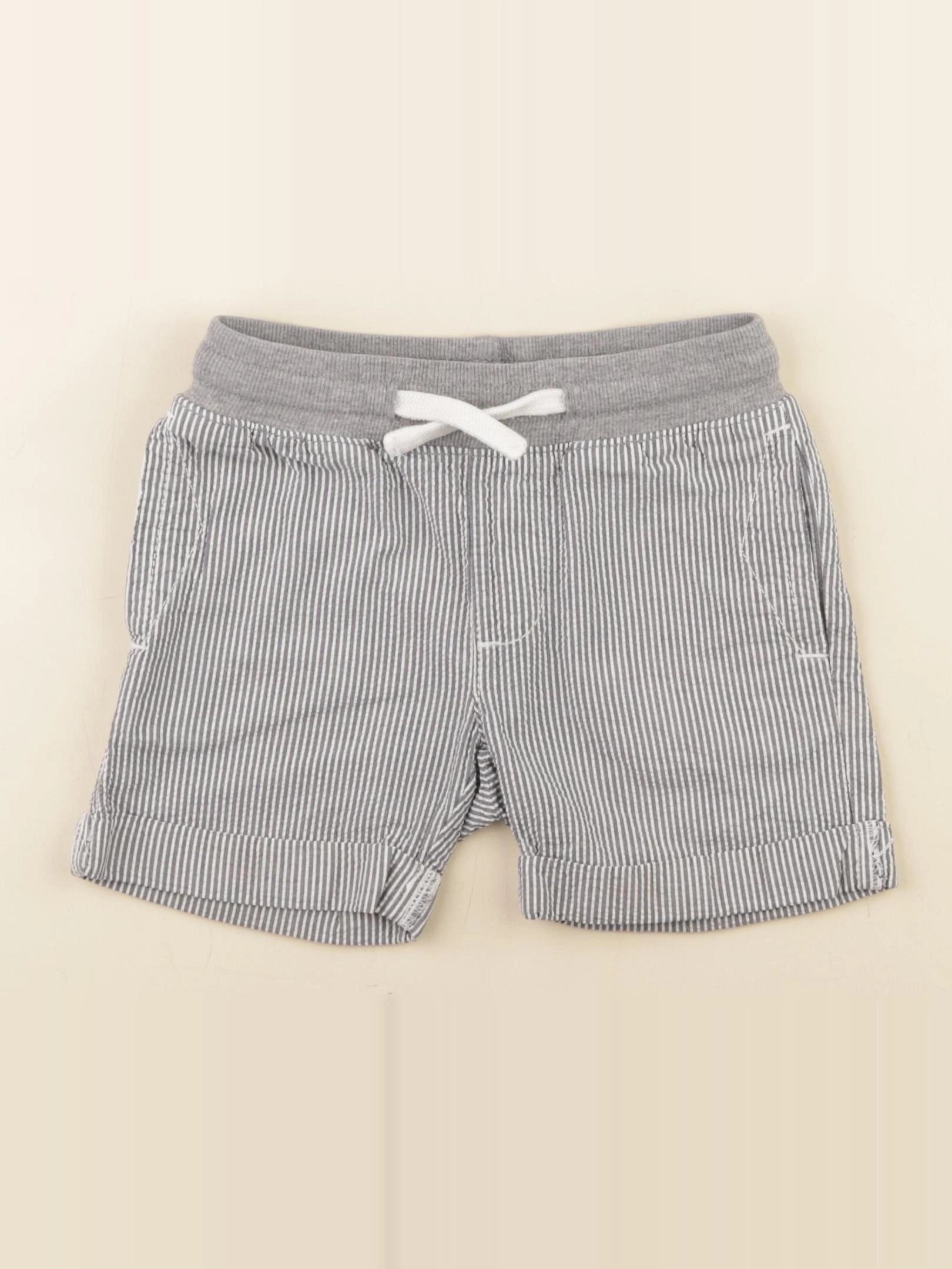 Monoprix - short gris - 4 ans