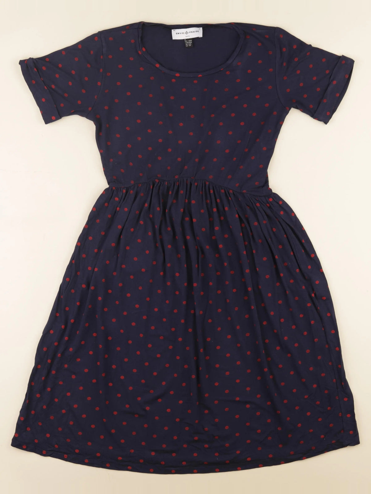 Envie de fraise - robe grossesse bleu, rouge - 36 à 38