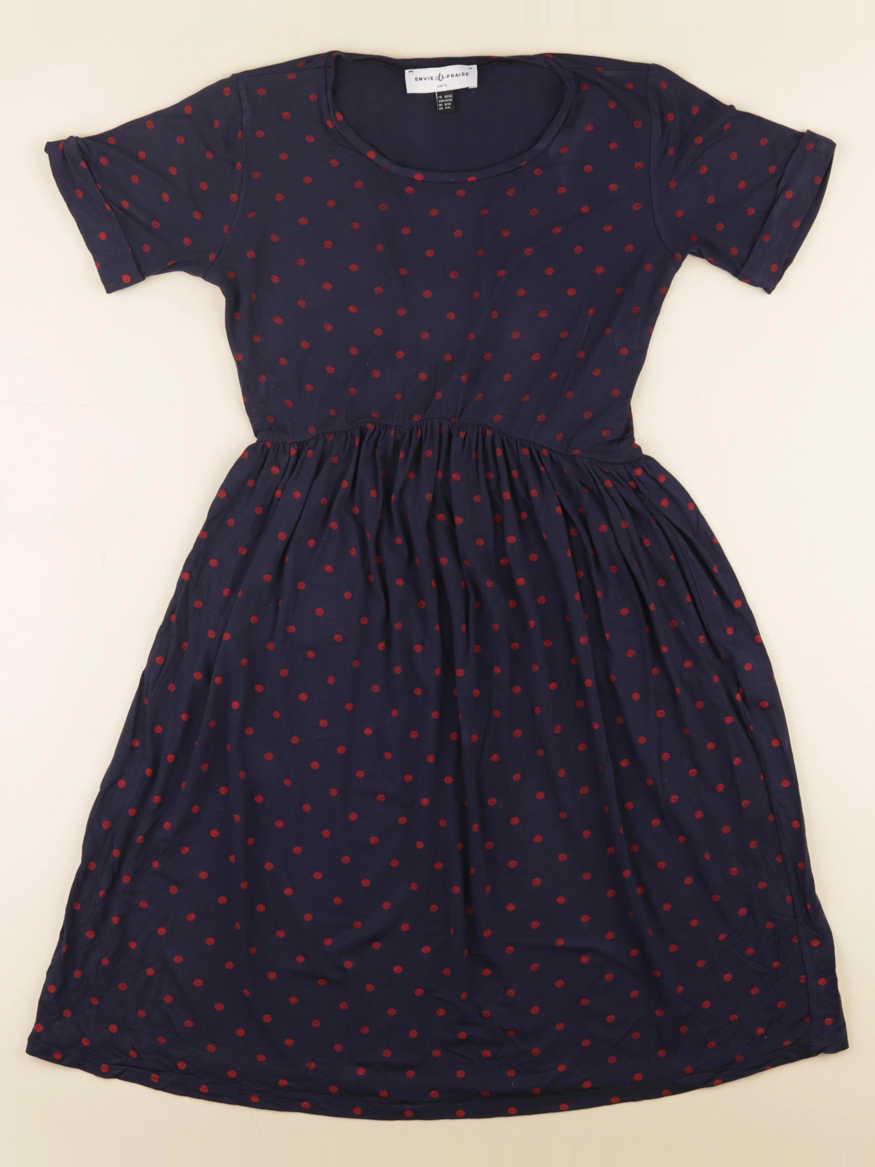 Envie de fraise - robe grossesse bleu, rouge - 36 à 38