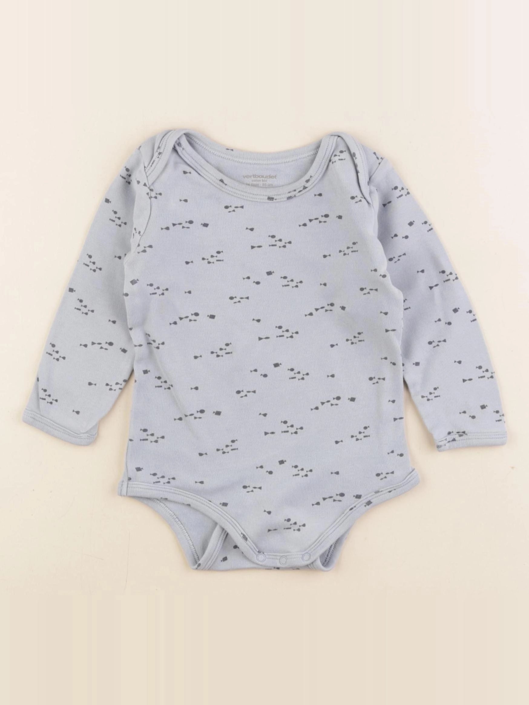 Vertbaudet - body bleu - 24 mois