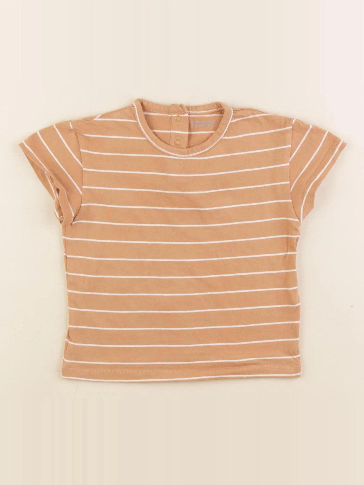 Vertbaudet - tee-shirt marron - 24 mois