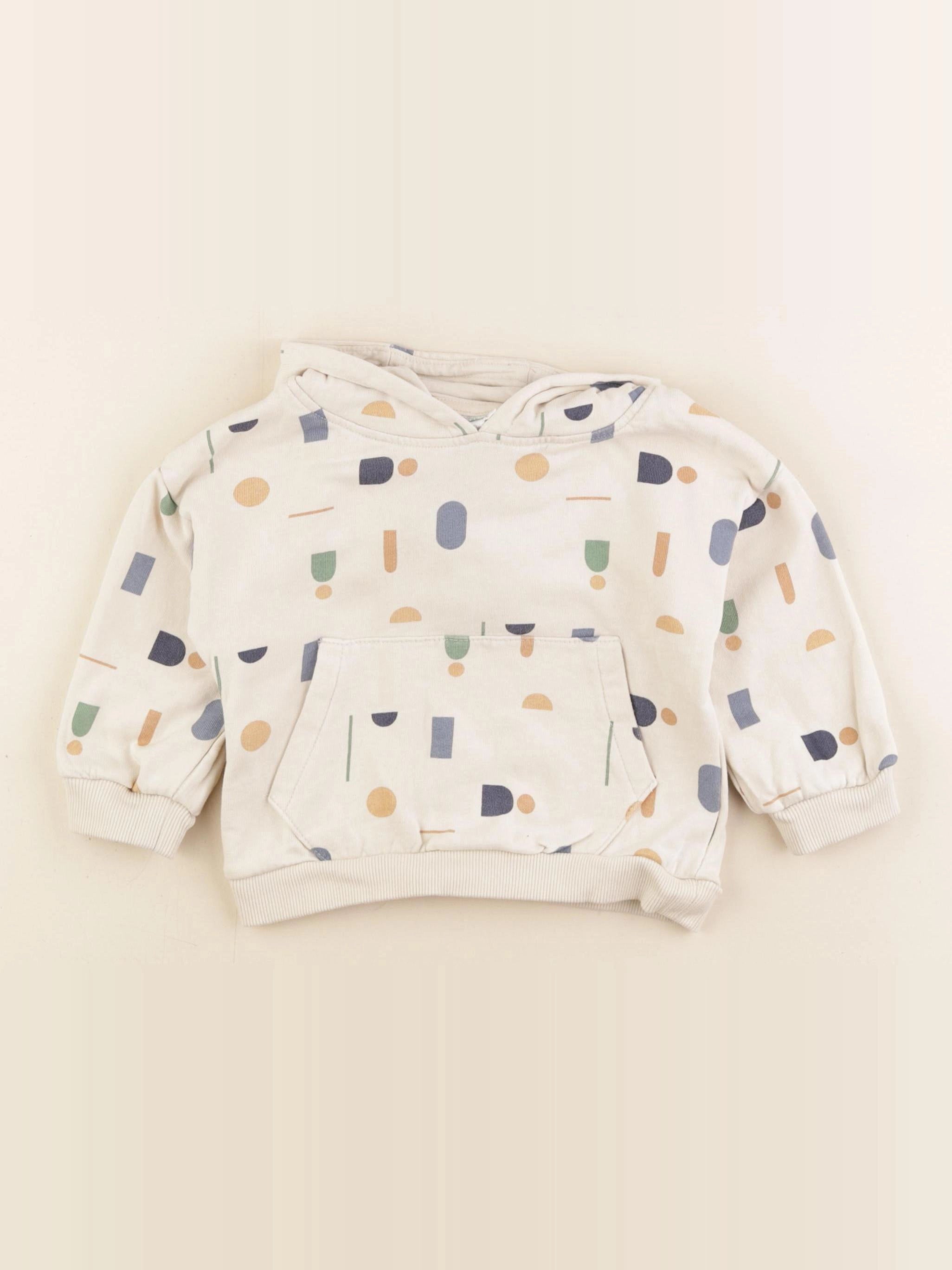 Vertbaudet - sweat multicolore - 18 mois