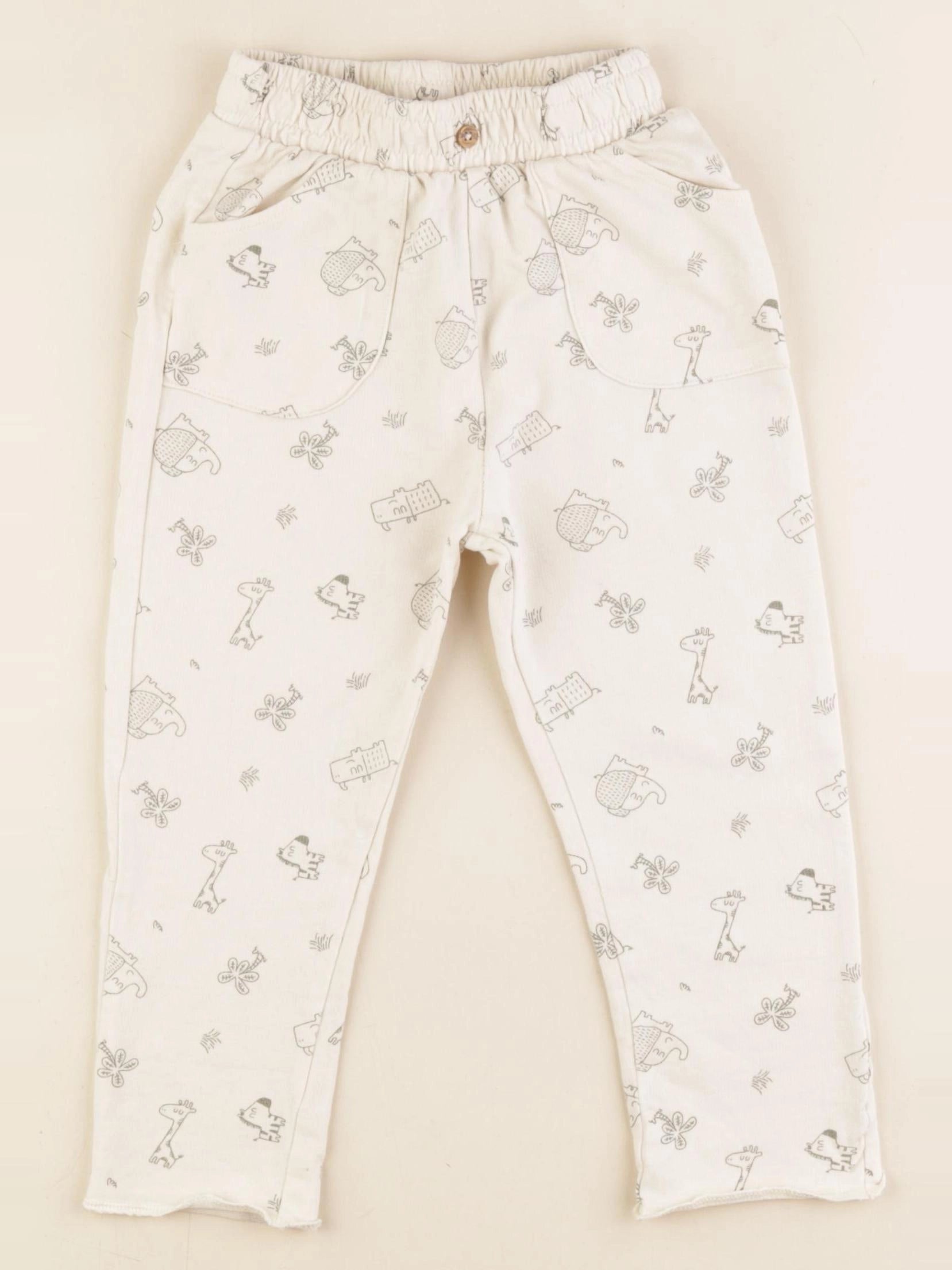 Vertbaudet - jogging beige - 24 mois