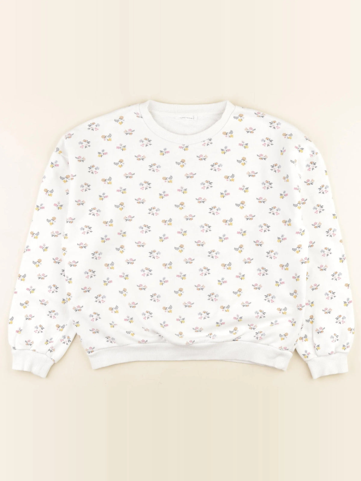 Monoprix - sweat blanc - 14 ans