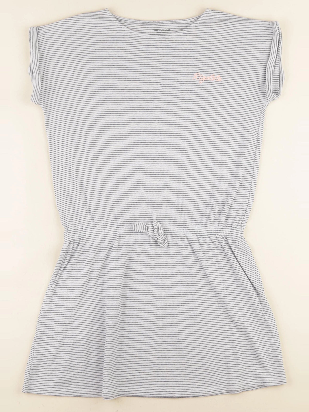 Vertbaudet - robe bleu, blanc - 12 ans