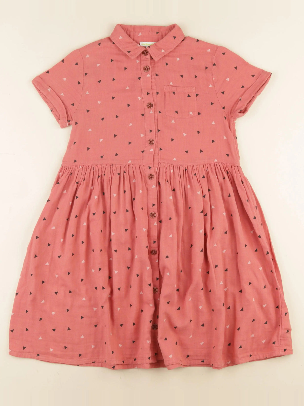 Vertbaudet - robe rose - 10 ans