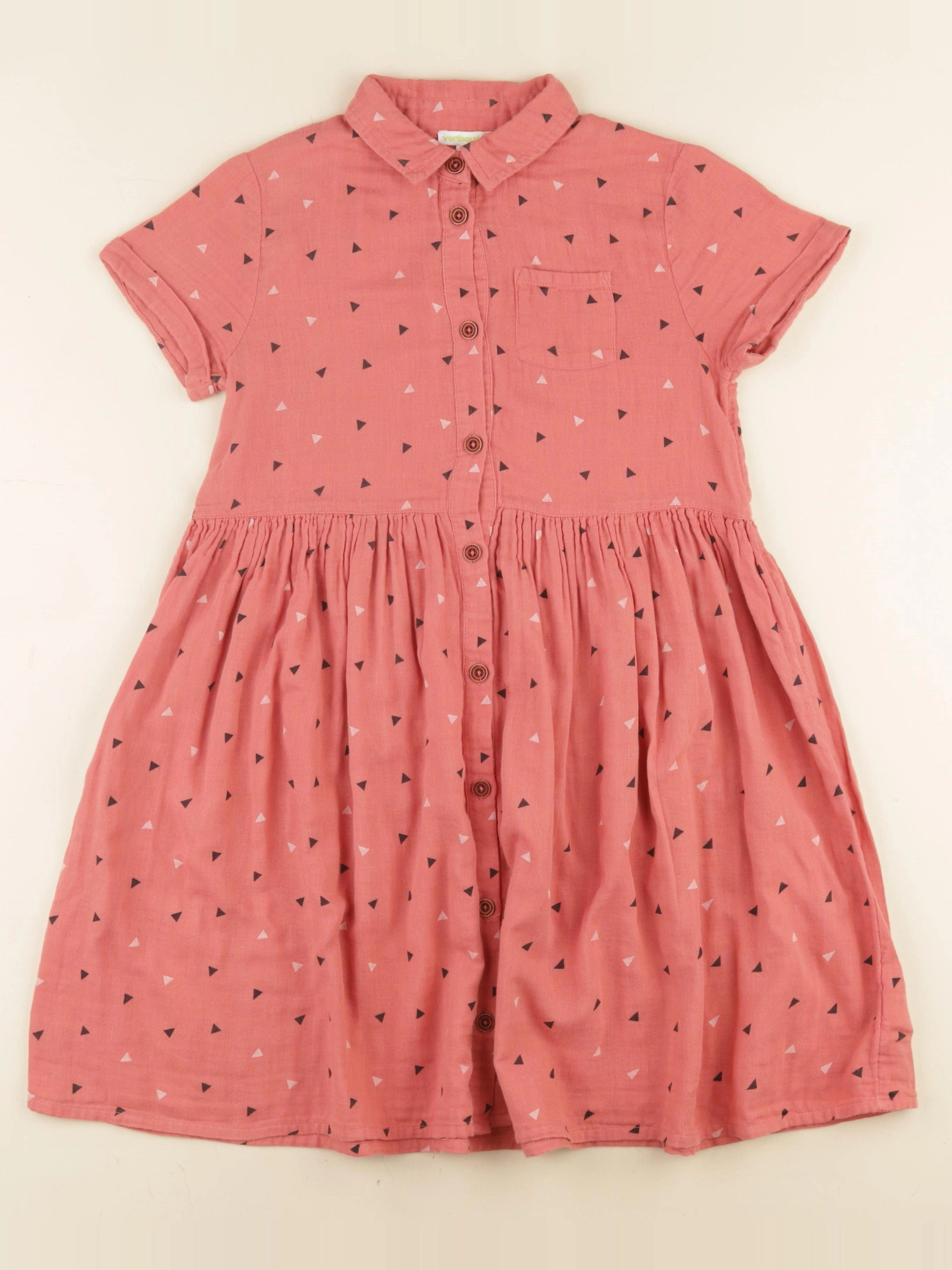 Vertbaudet - robe rose - 10 ans