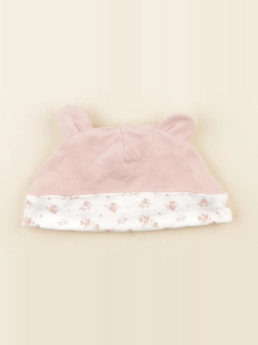 Vertbaudet - bonnet rose - 0 mois
