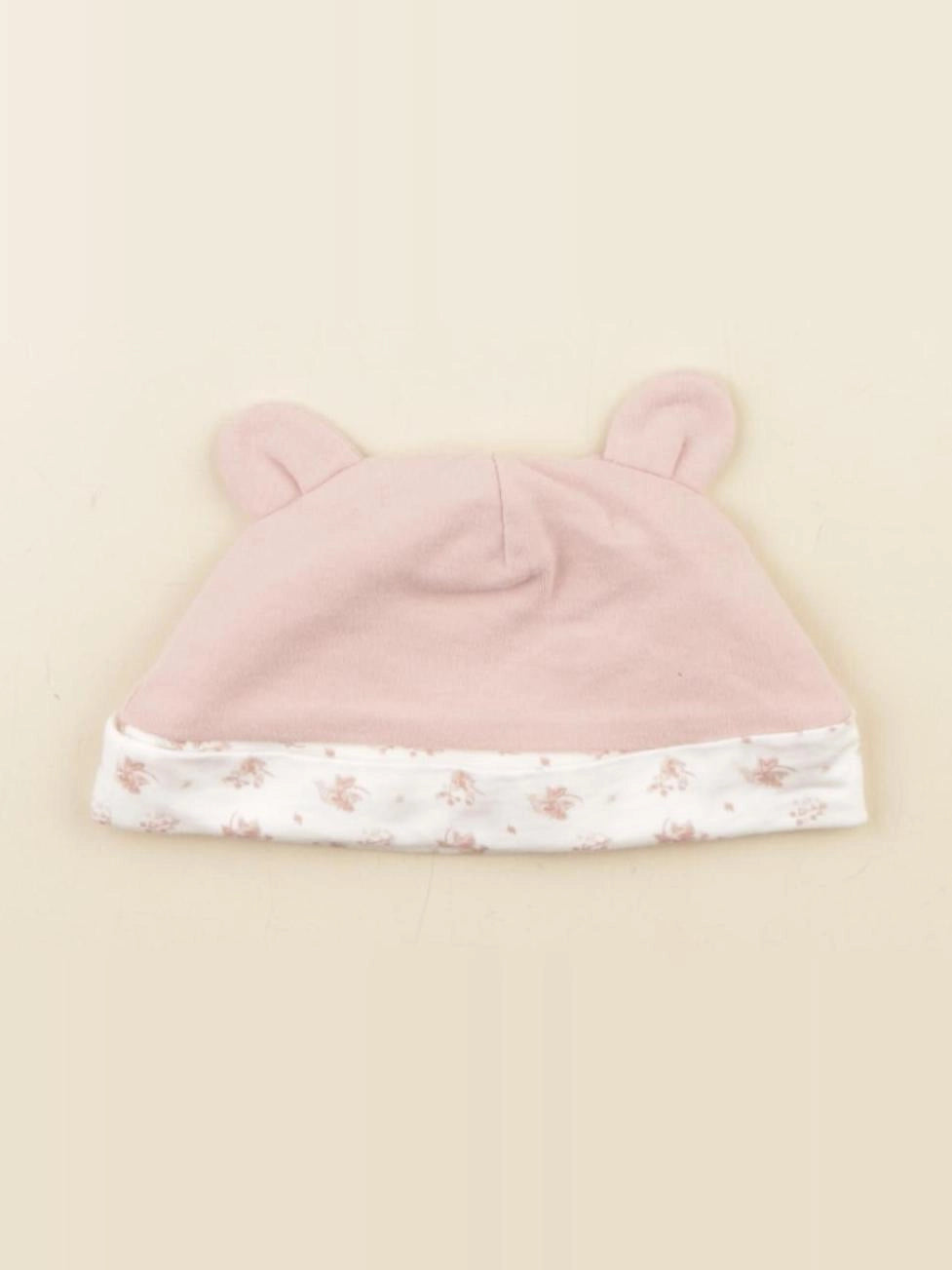 Vertbaudet - bonnet rose - 0 mois