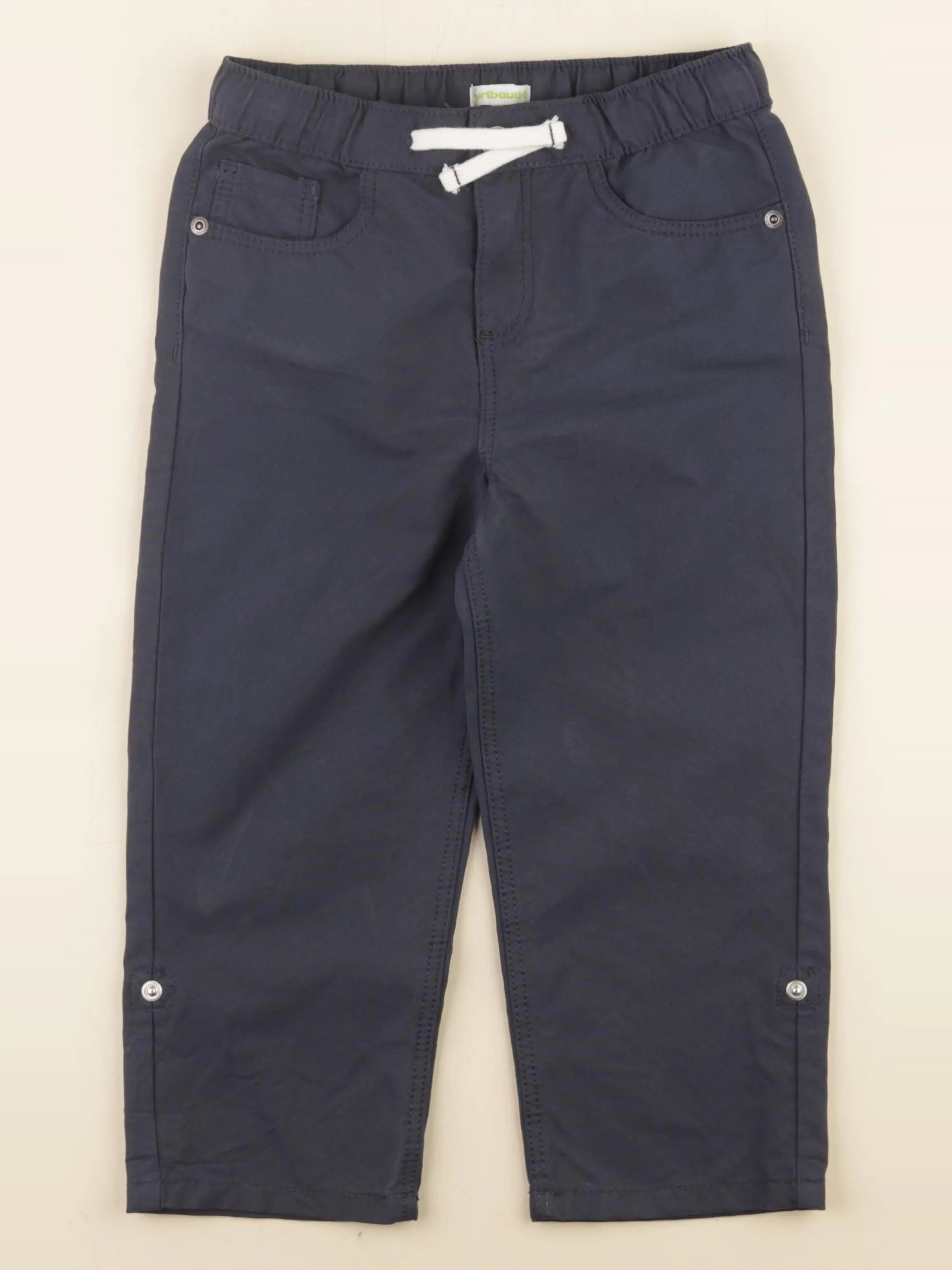 Vertbaudet - pantacourt bleu - 8 ans