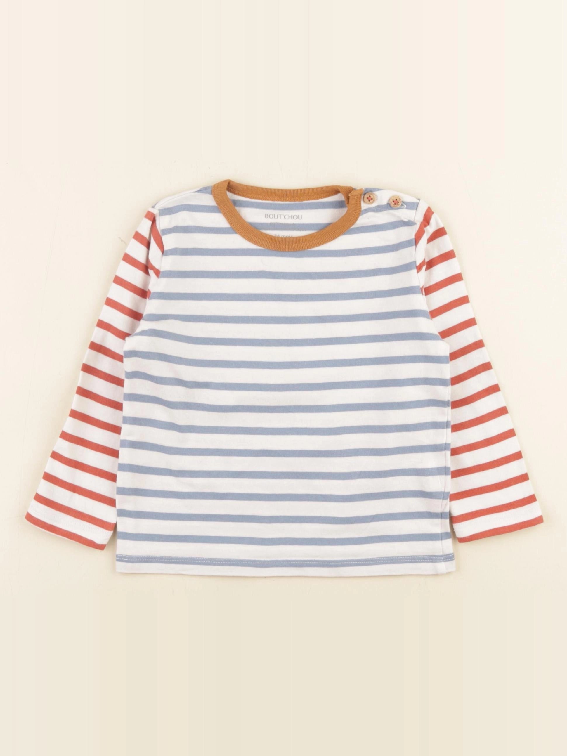 Boutchou - tee-shirt multicolore - 24 mois