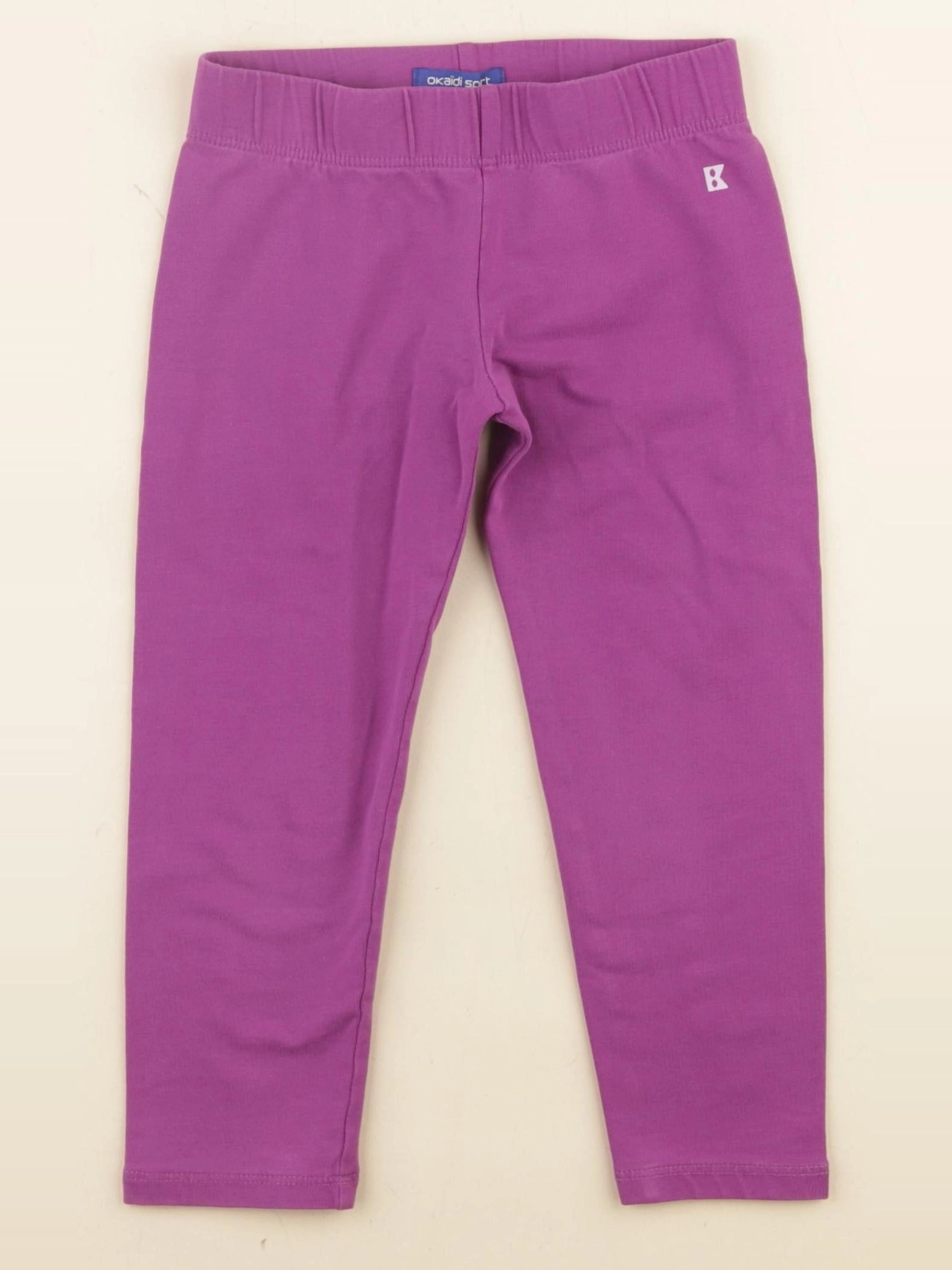 Okaidi - legging violet - 4 ans