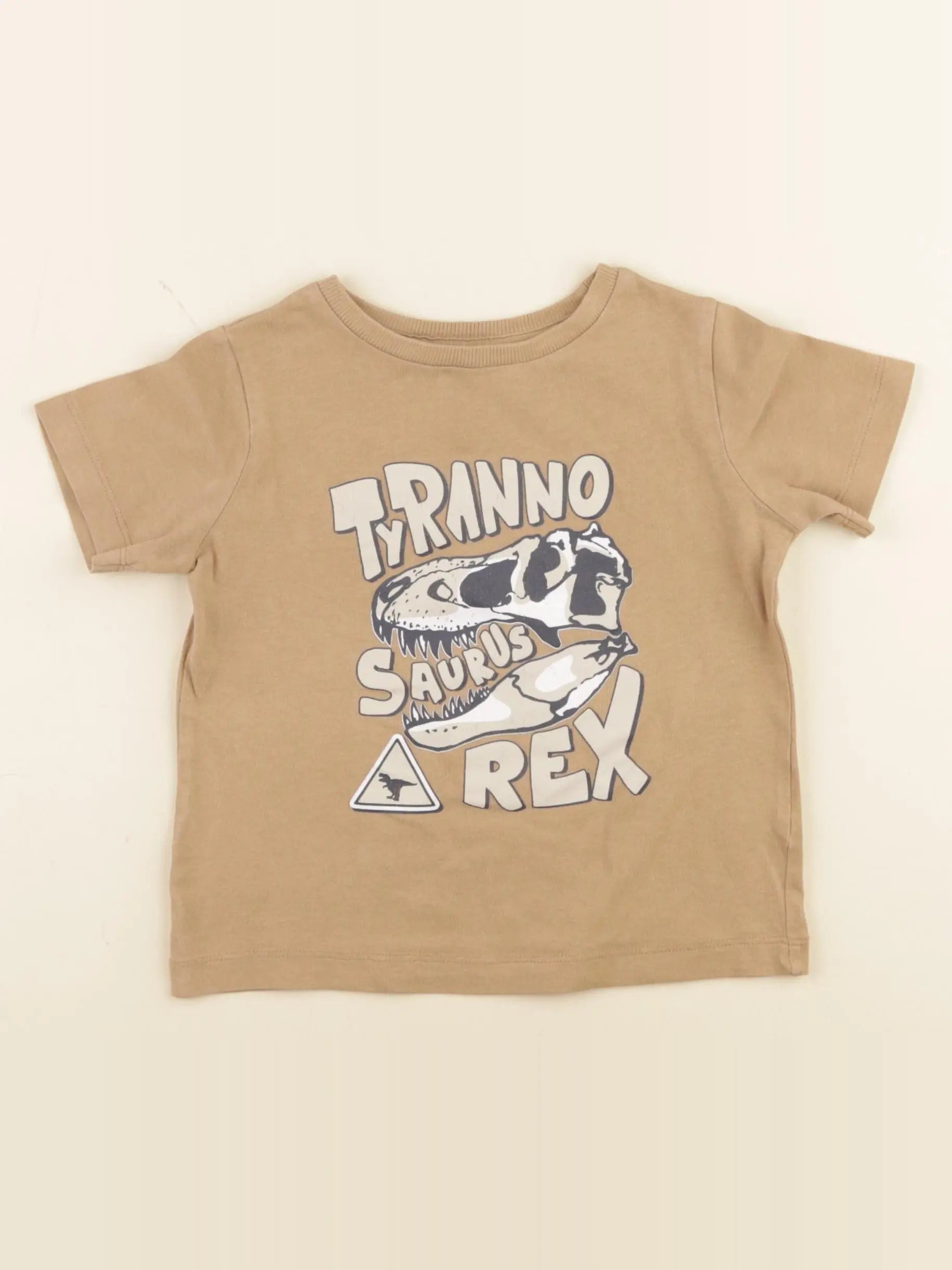 Vertbaudet - tee-shirt marron - 3 ans