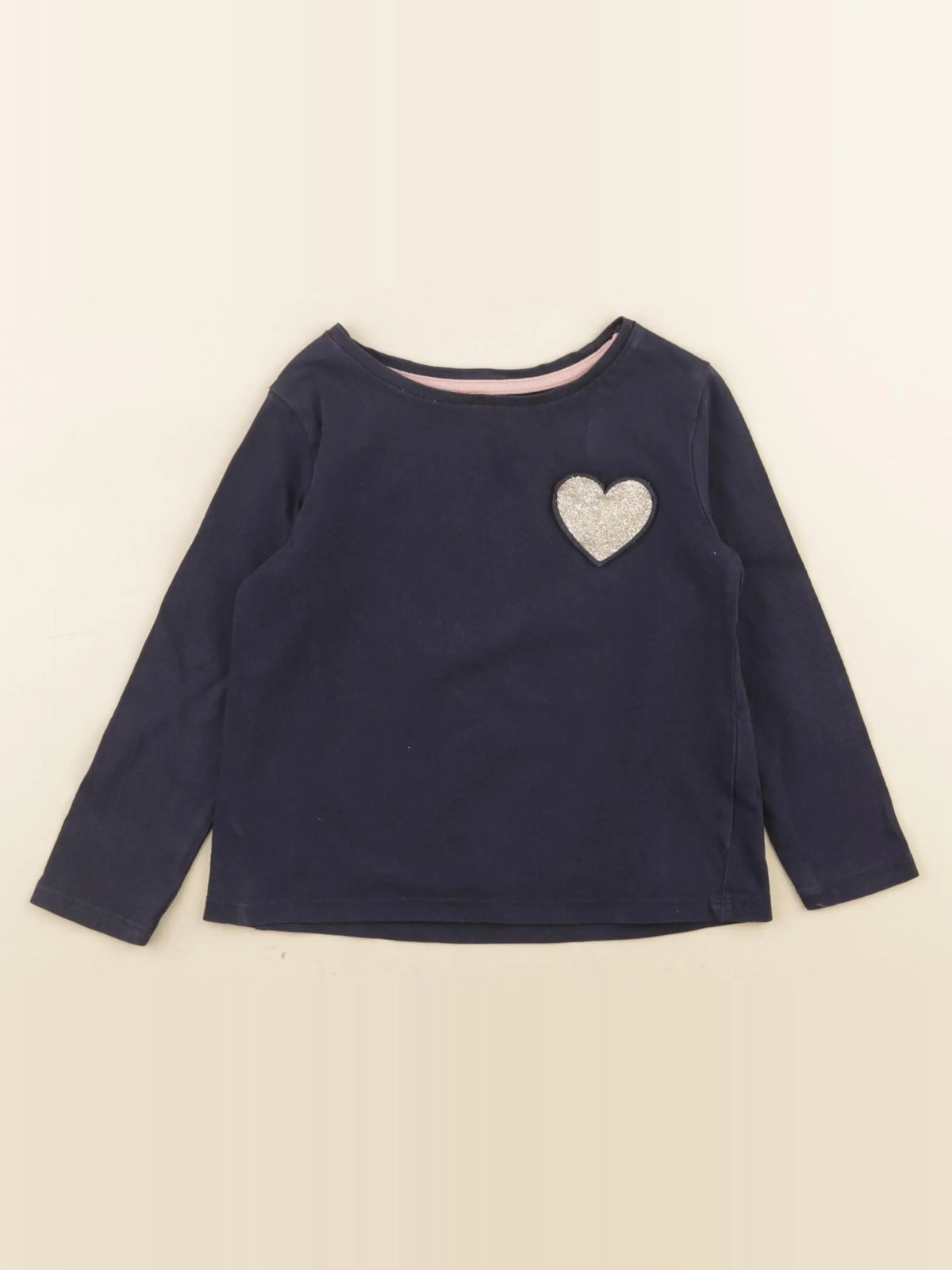 Vertbaudet - tee-shirt bleu - 2 ans