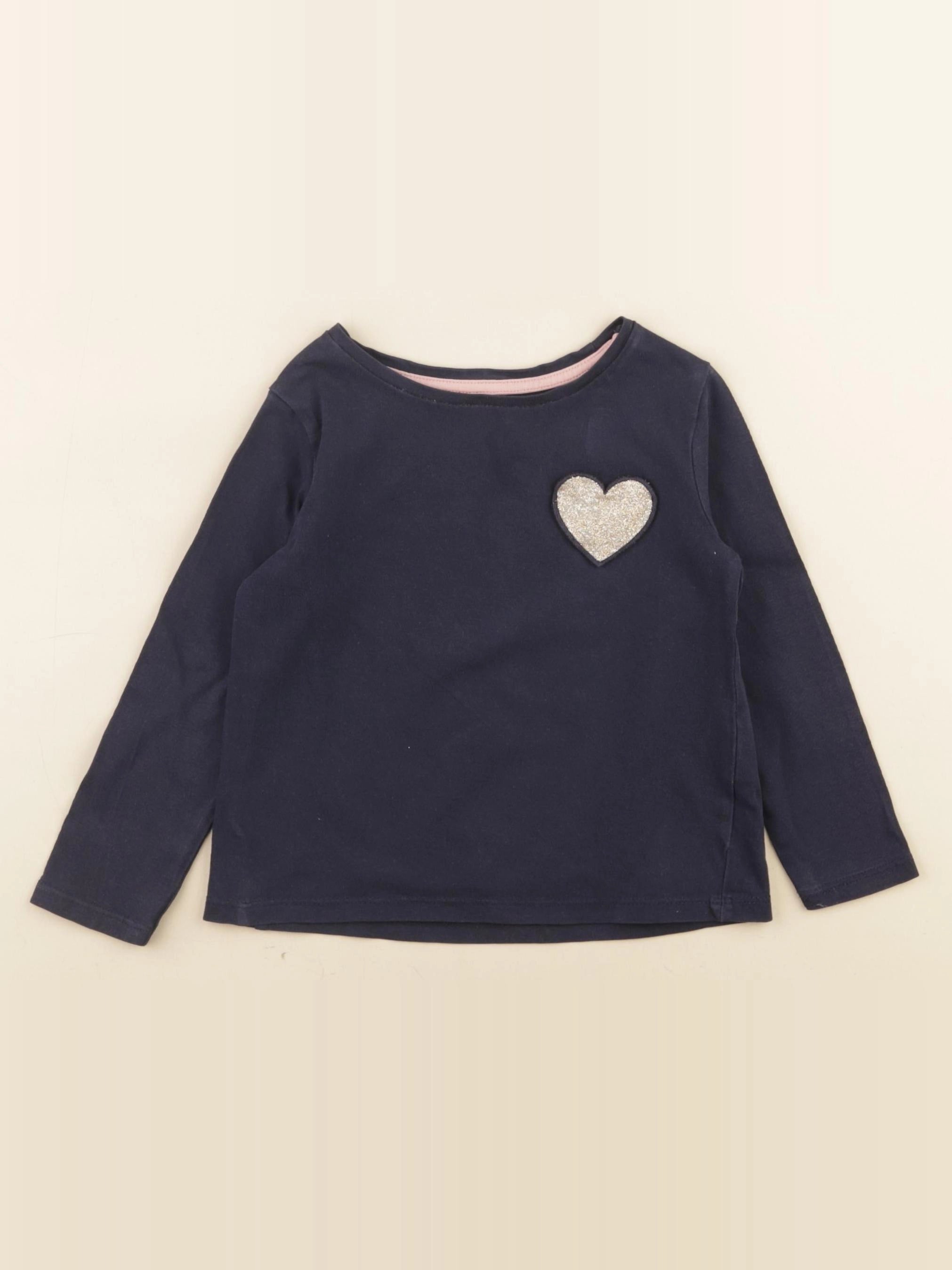 Vertbaudet - tee-shirt bleu - 2 ans
