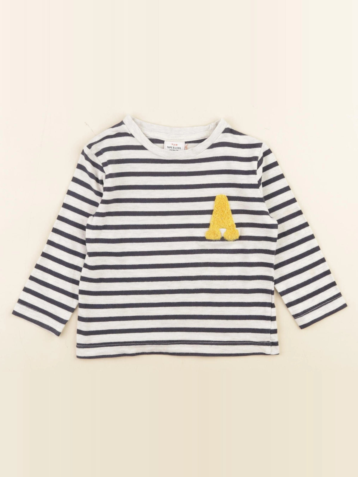 Tape à l'oeil - tee-shirt bleu, blanc - 2 ans